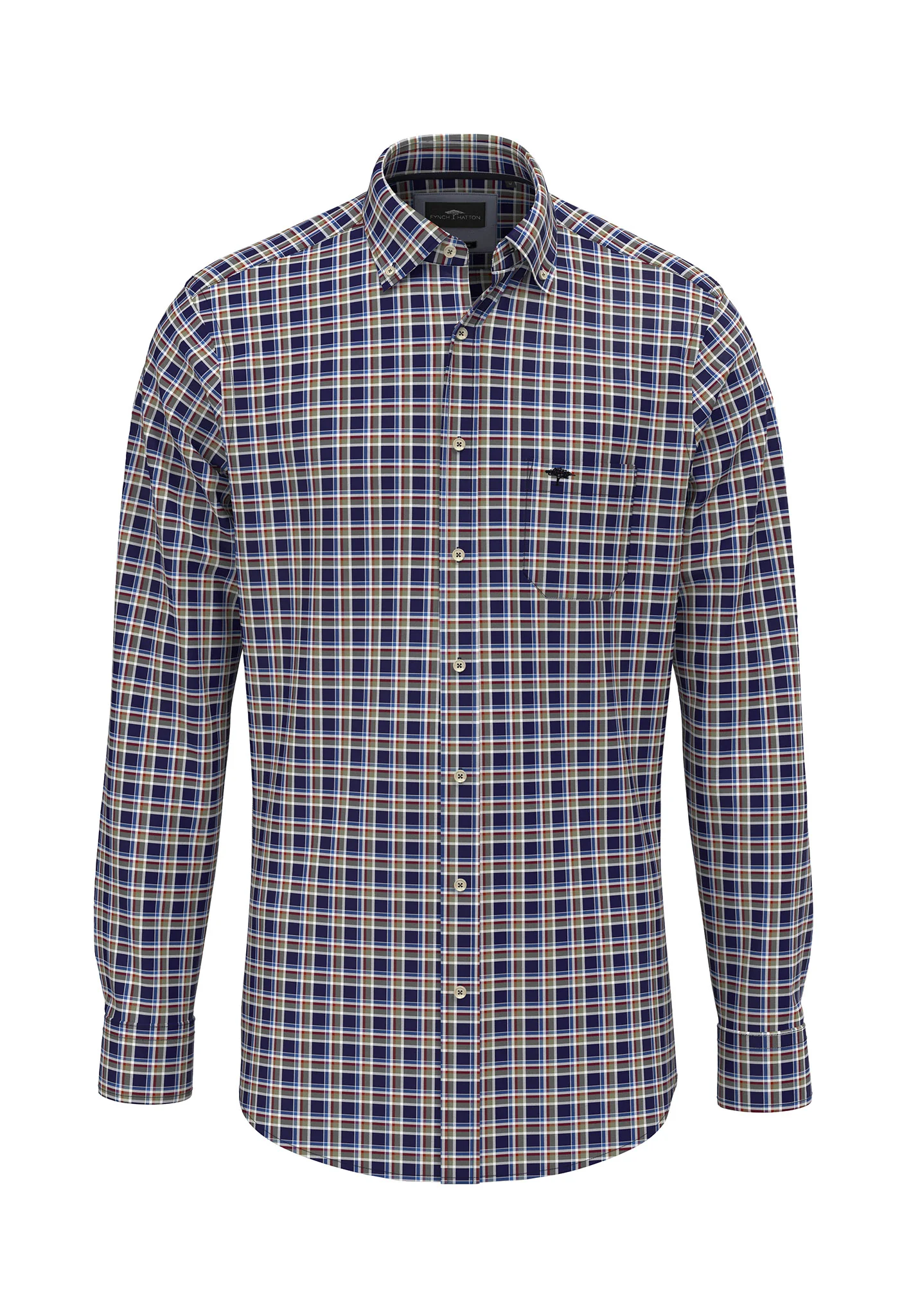Kariertes Hemd mit Button-Down Kragen - Image 3