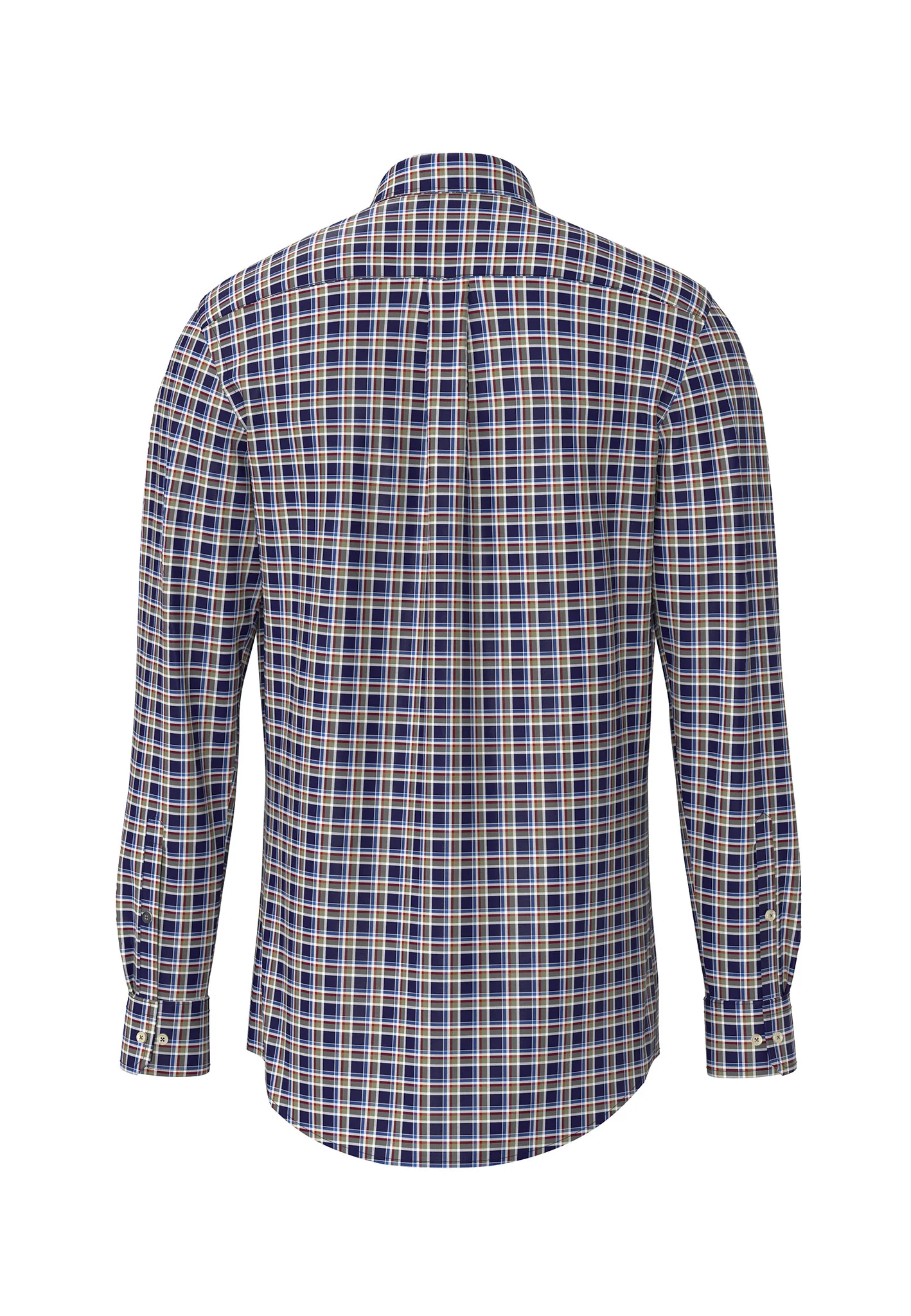 Kariertes Hemd mit Button-Down Kragen - Image 4