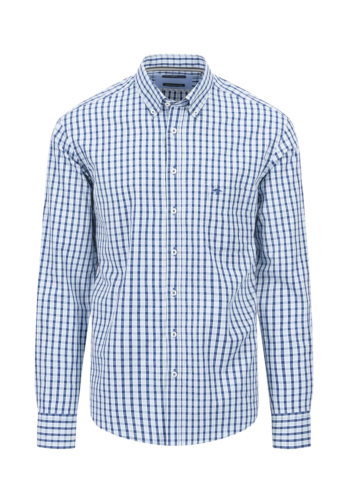 Kariertes Hemd mit Button-Down Kragen - Image 3