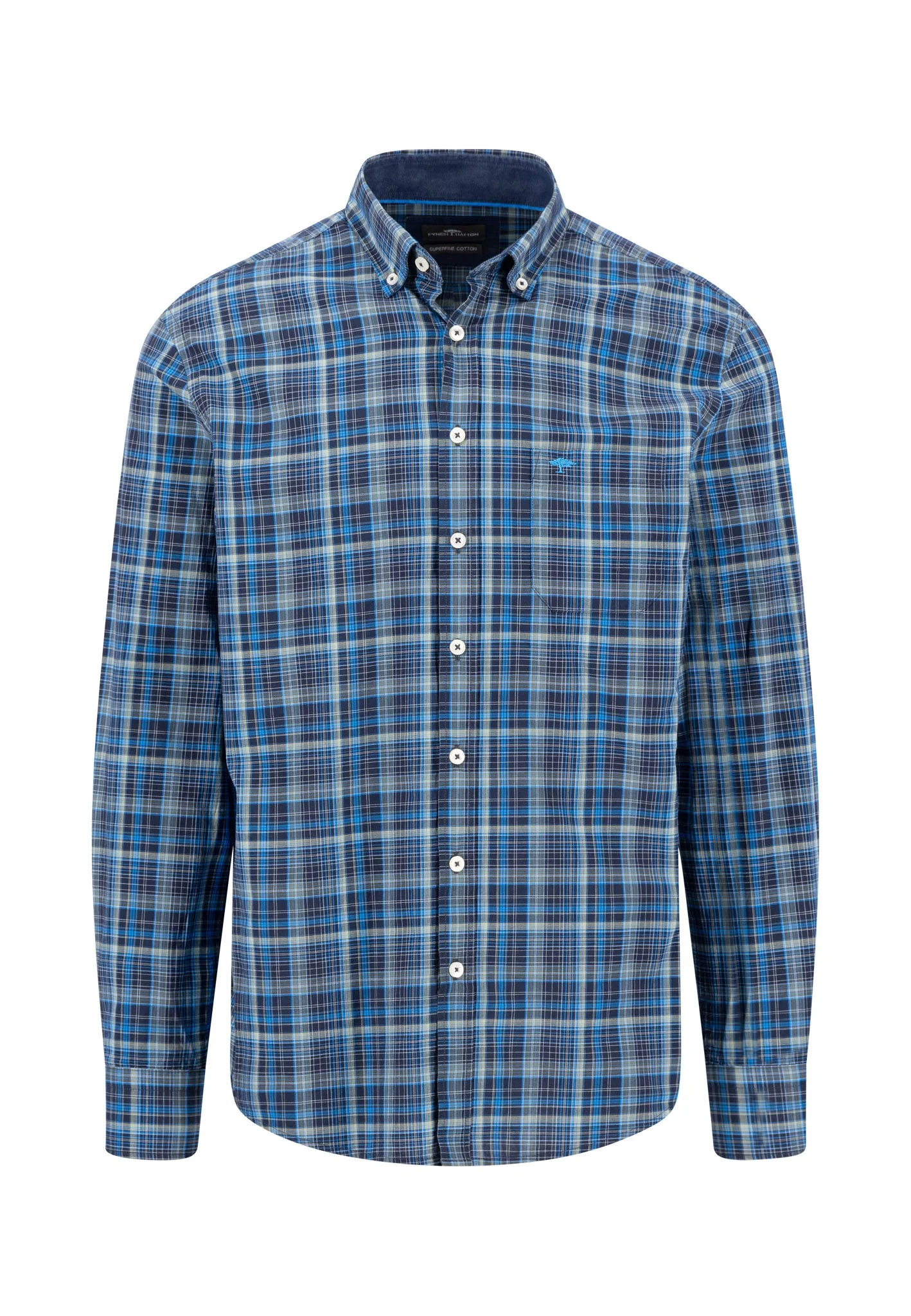 Kariertes Hemd mit Button-Down-Kragen - Image 3