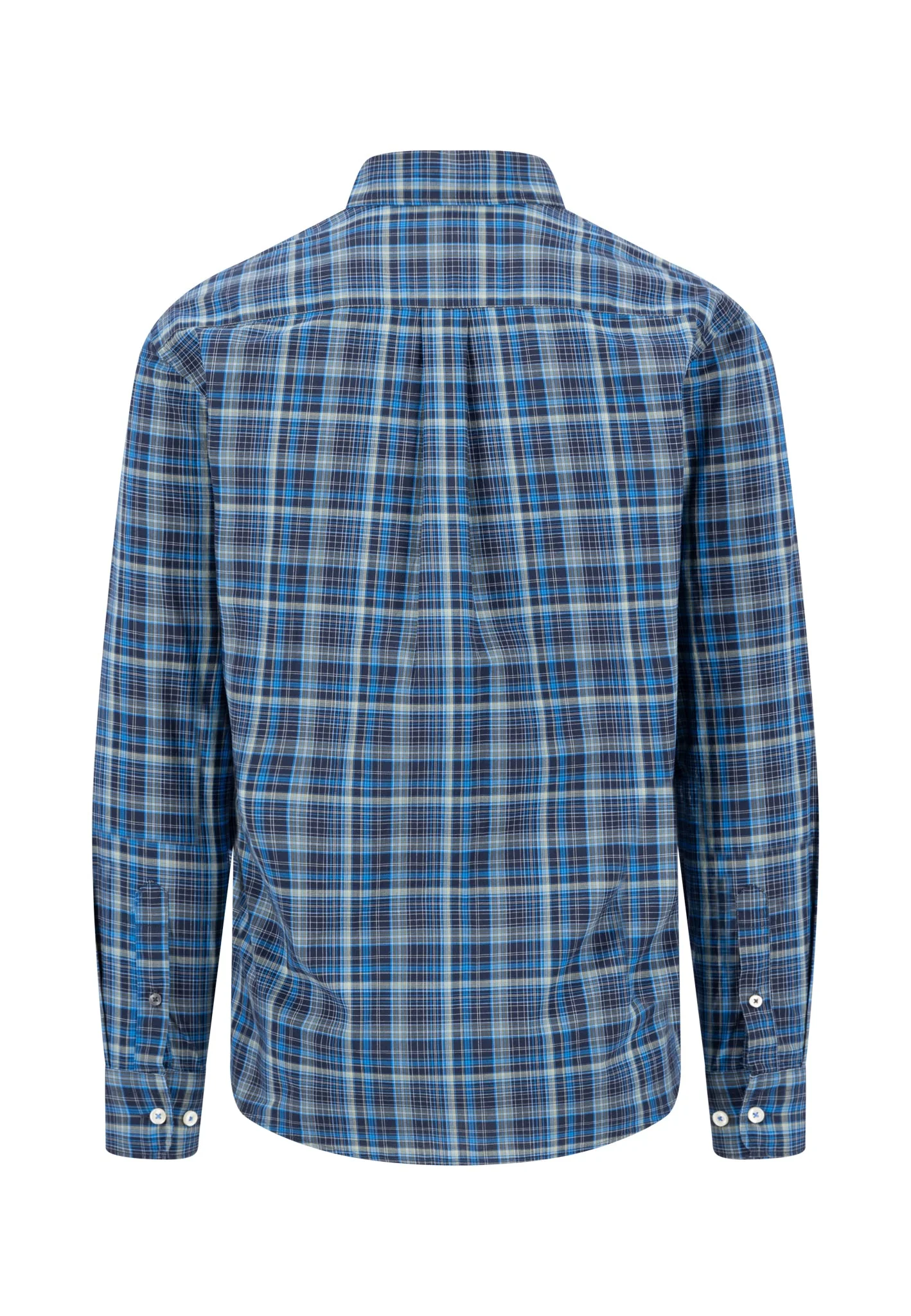Kariertes Hemd mit Button-Down-Kragen - Image 4