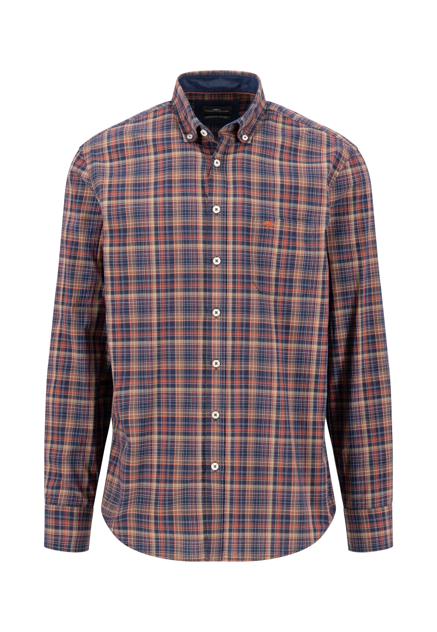 Kariertes Hemd mit Button-Down-Kragen - Image 5