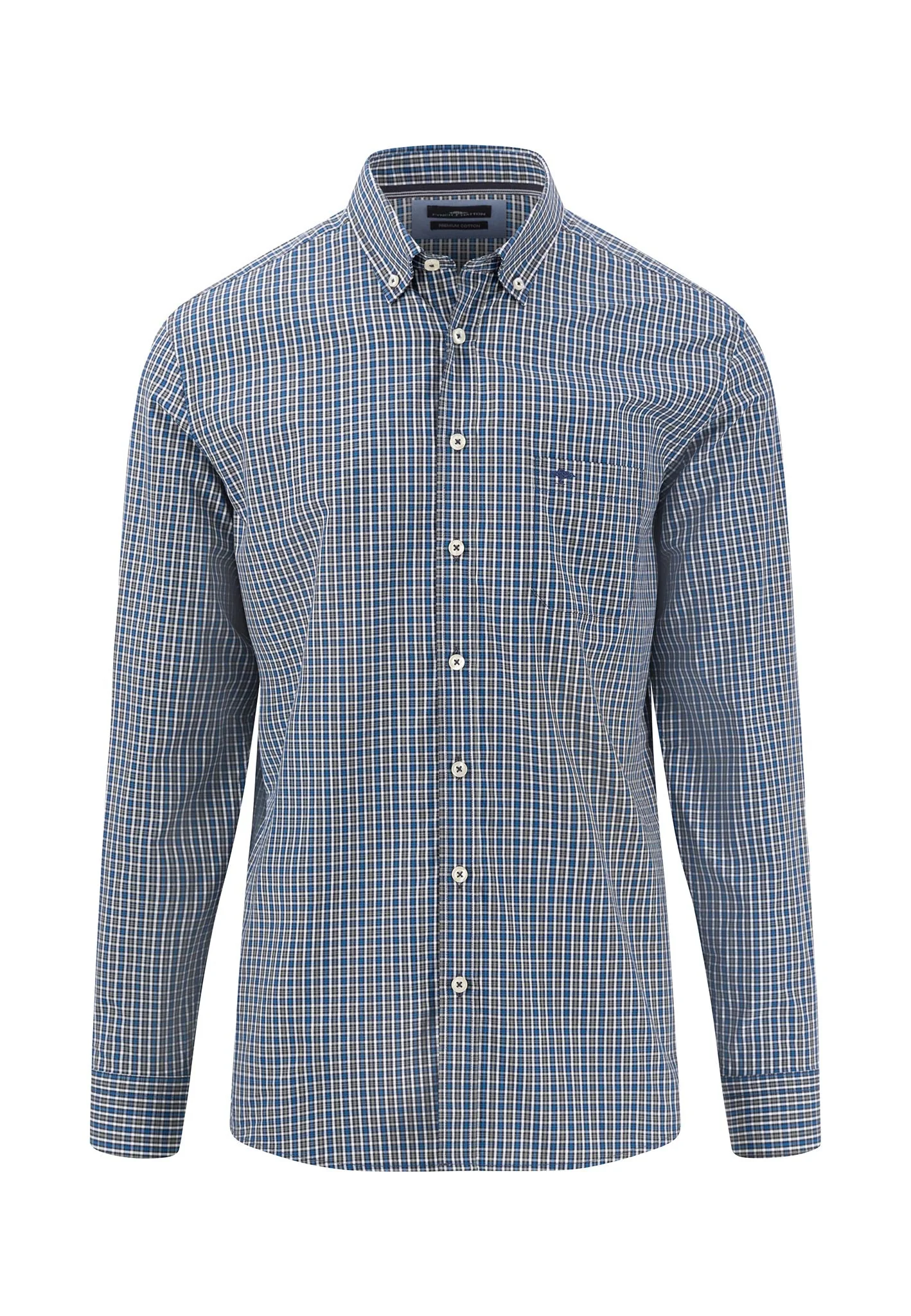 Kariertes Hemd mit Button-Down Kragen - Image 3