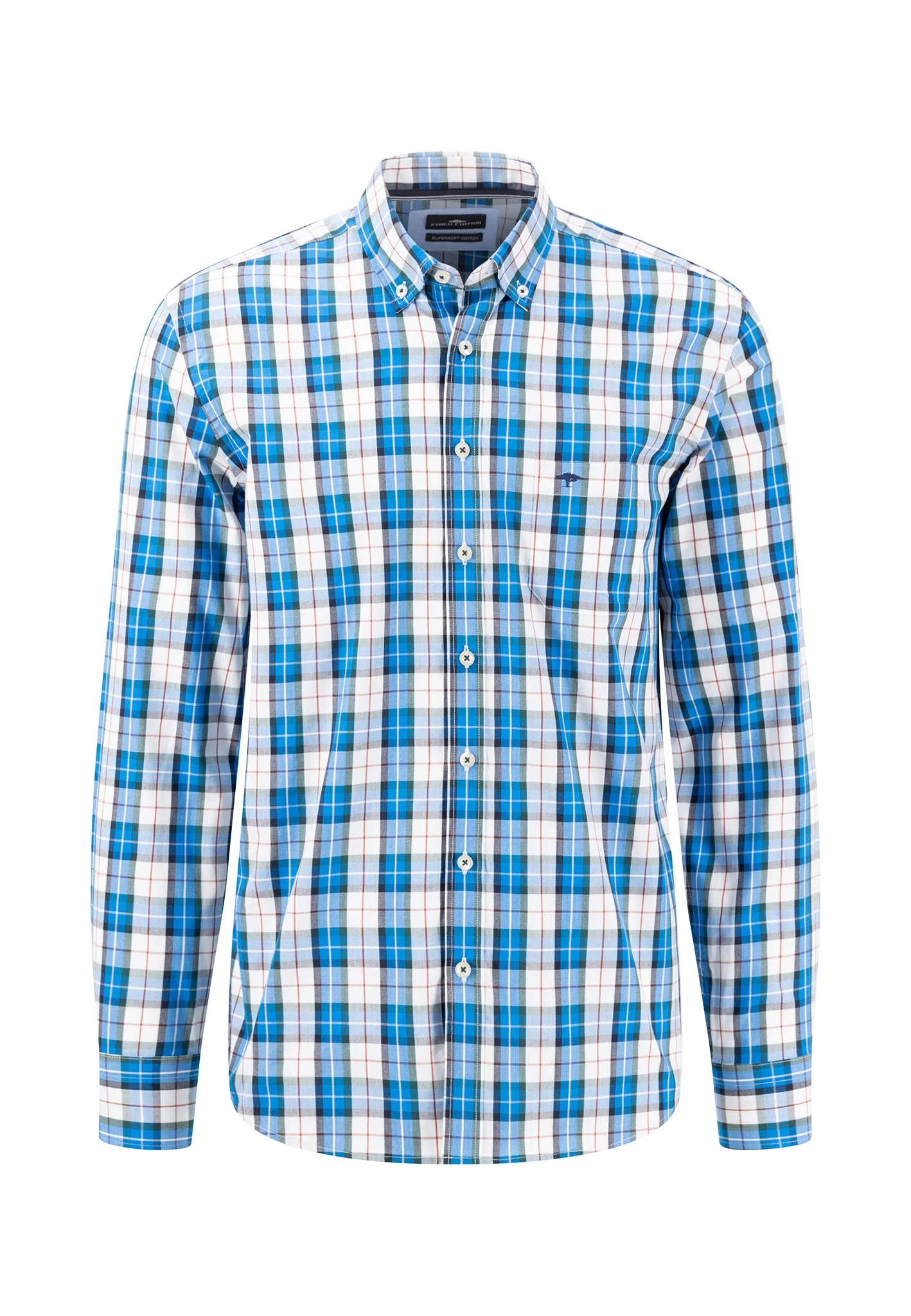 Kariertes Hemd mit Button-Down Kragen - Image 5