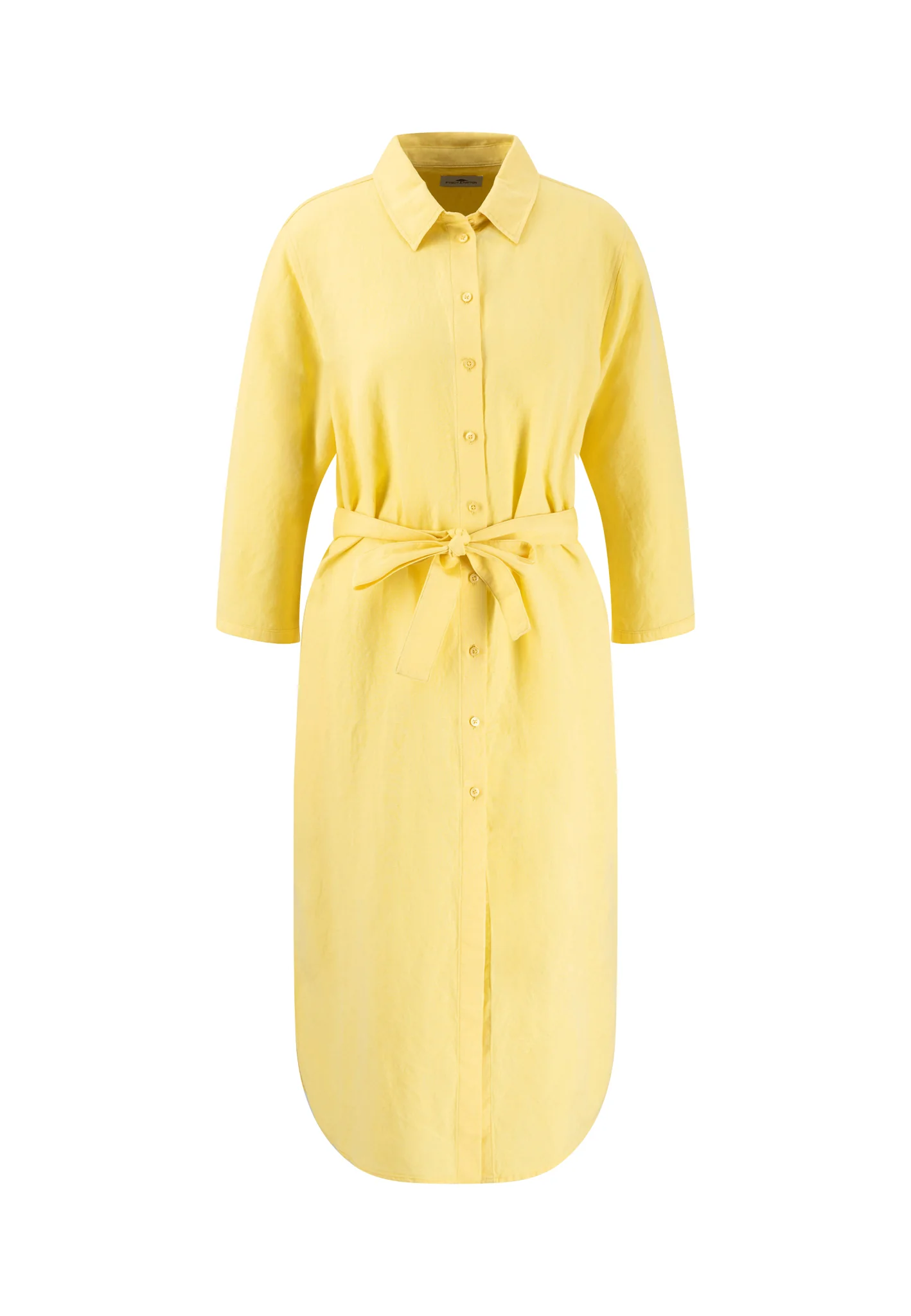 Kleid aus Leinen-Viskose-Mix mit Taillengürtel - Image 22