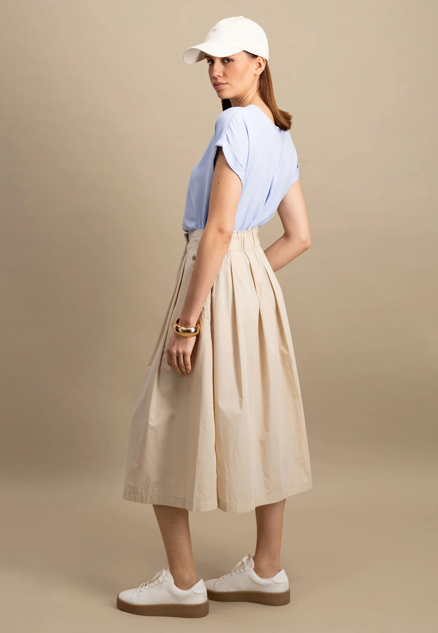 Bluse aus Viskose mit Rundhalsausschnitt - Image 3