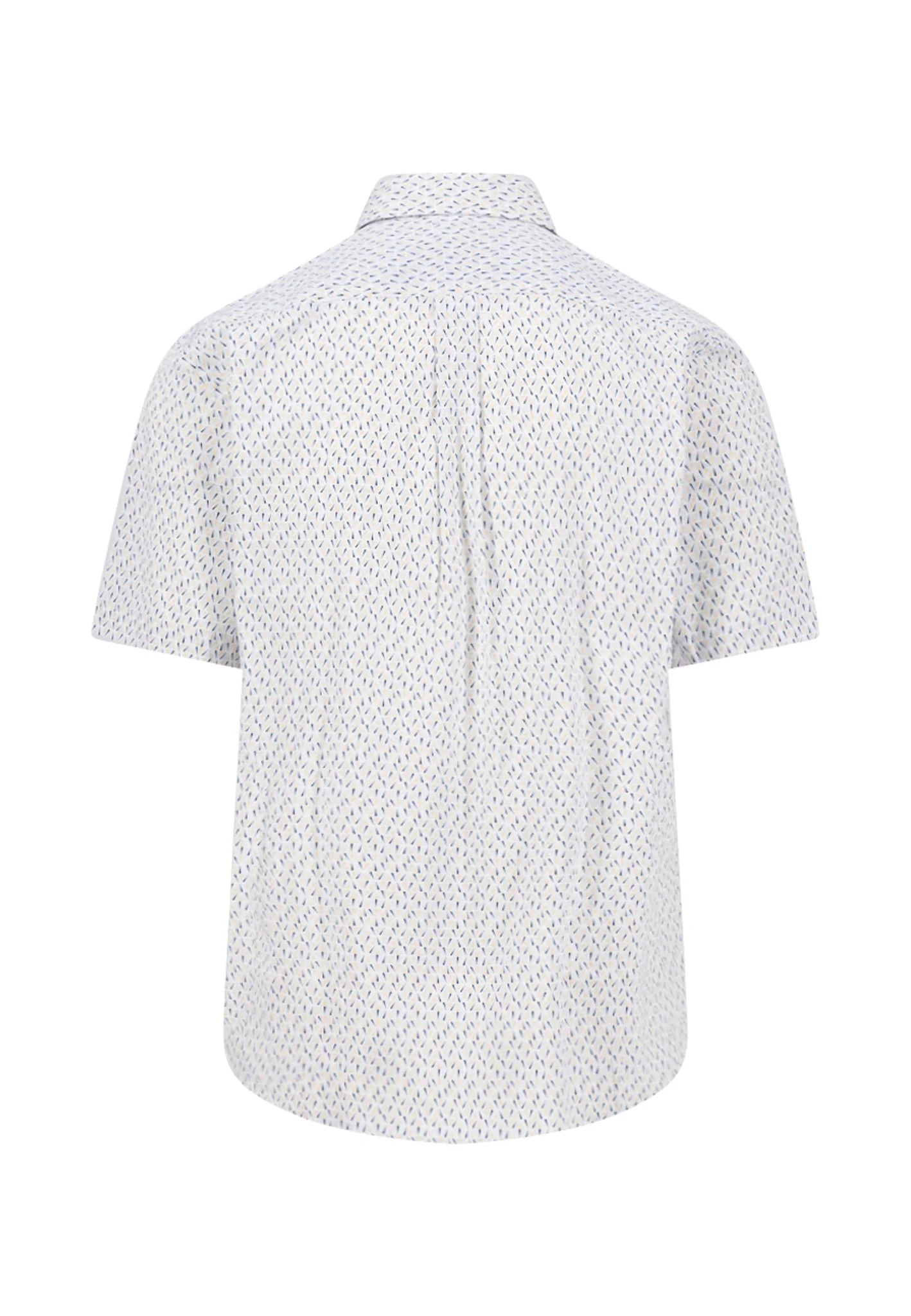 Kurzarmhemd aus Baumwolle mit Allover-Print und Button-Down-Kragen - Image 2