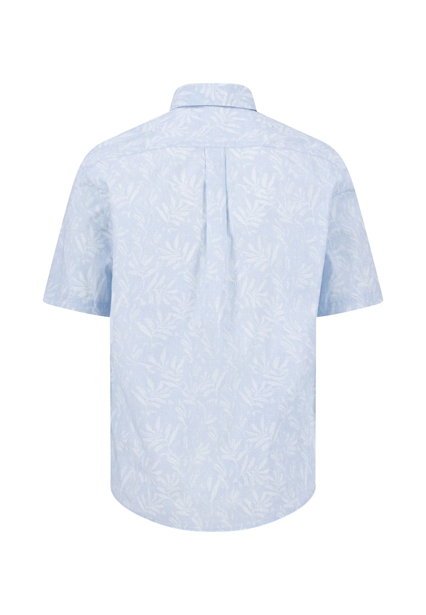 Kurzarmhemd aus Baumwolle mit Allover-Print und Button-Down-Kragen - Image 2