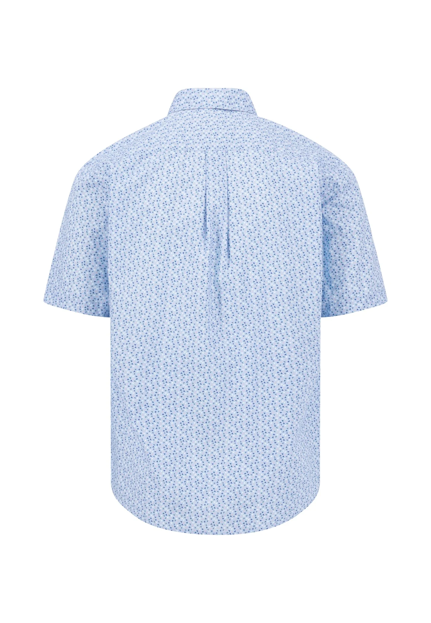 Kurzarmhemd aus Baumwolle mit floralem Allover-Print und Button-Down-Kragen - Image 2