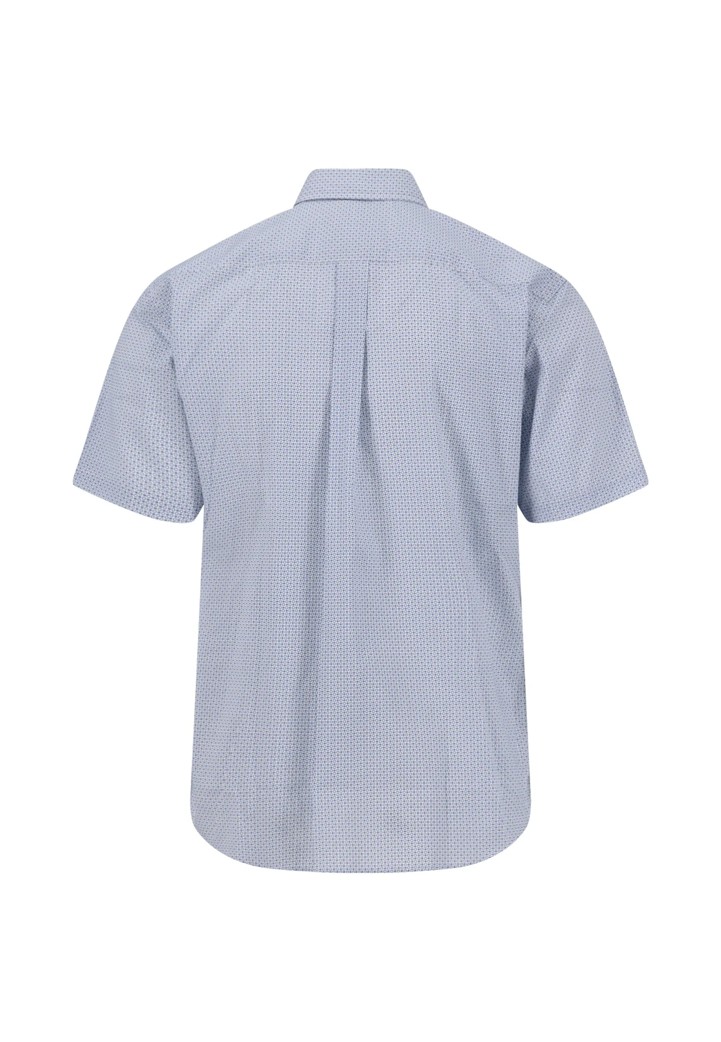 Kurzarmhemd aus Baumwolle mit grafischem Allover-Print und Button-Down-Kragen - Image 2
