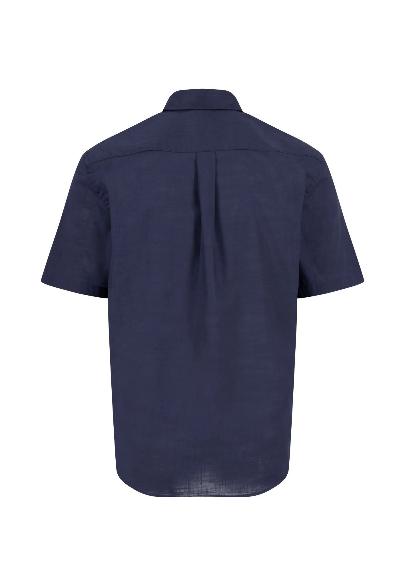 Kurzarmhemd aus Baumwolle mit Slub-Webart und Button-Down-Kragen - Image 4