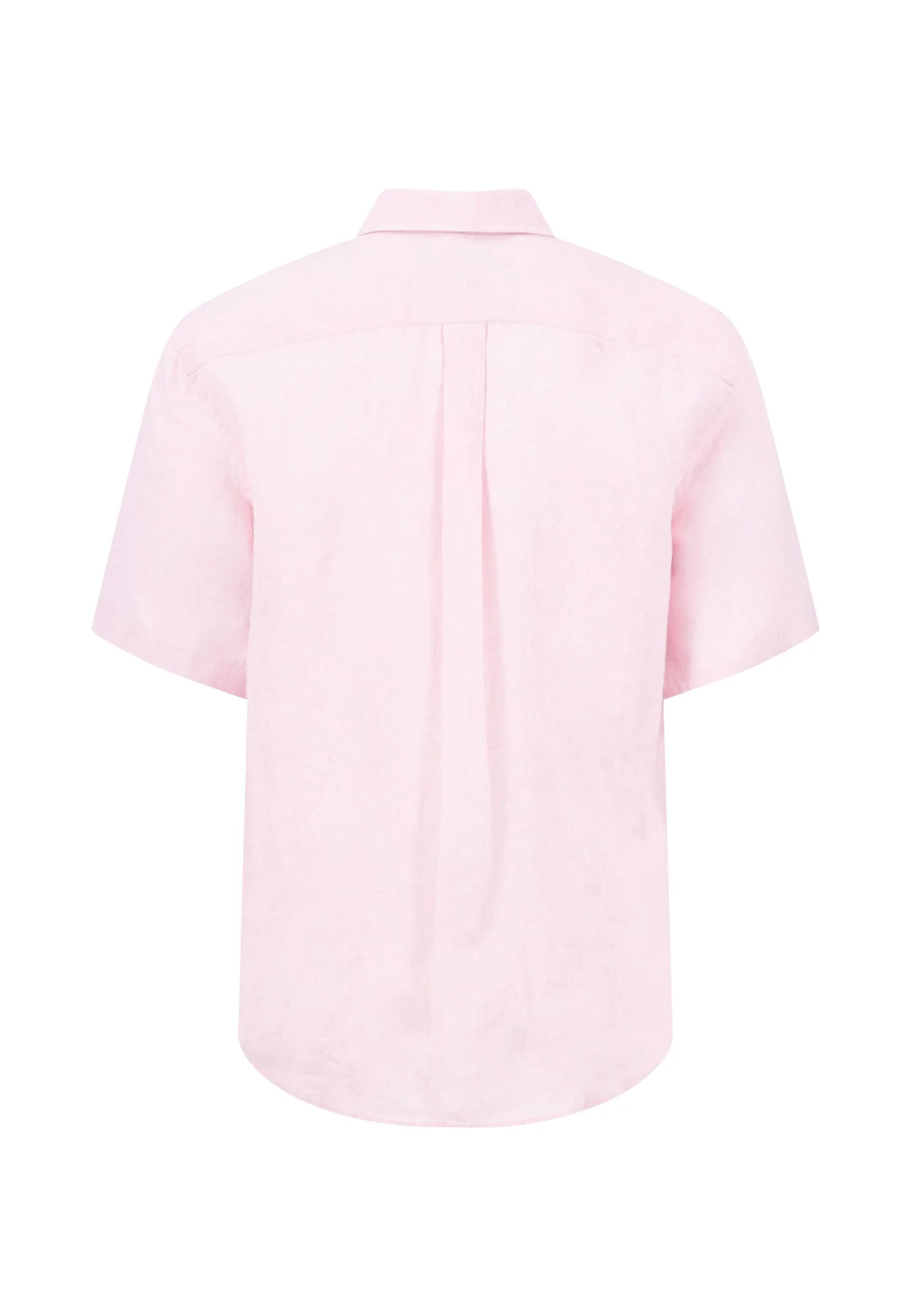 Kurzarmhemd aus Leinen mit Brusttasche und Button-Down-Kragen - Image 6