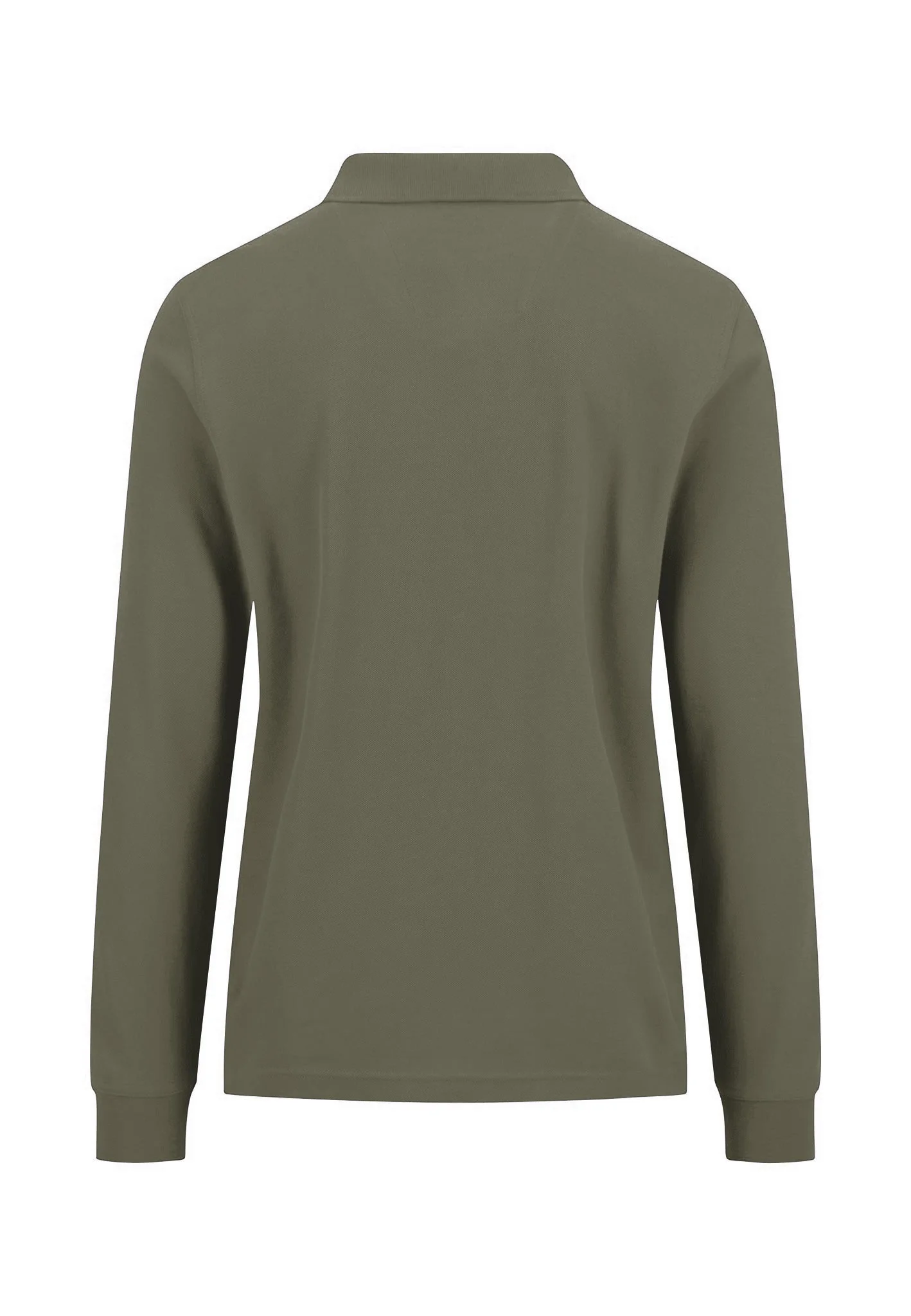 Langarm-Poloshirt aus Baumwolle mit feiner Struktur - Image 10