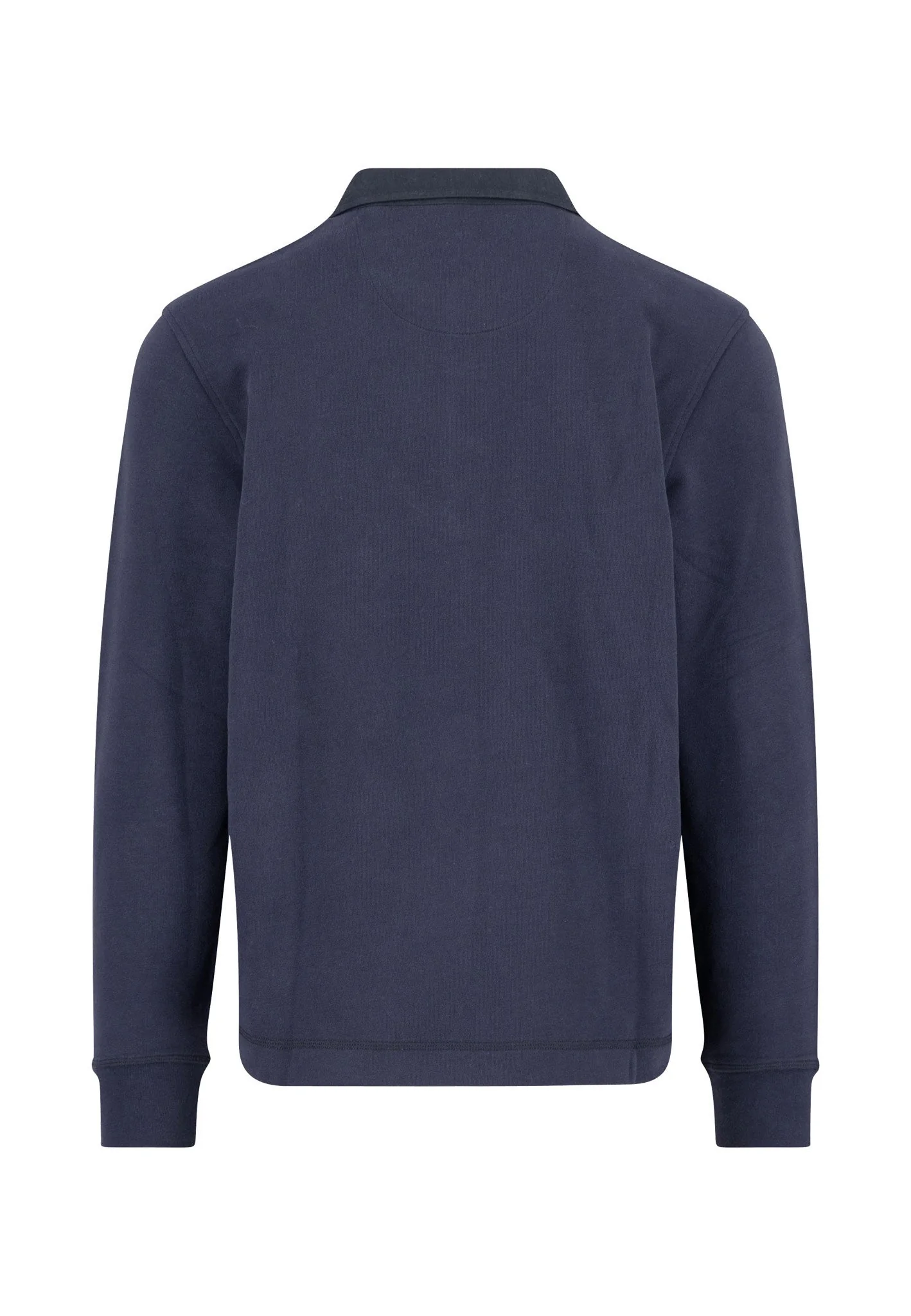 Langarm-Poloshirt aus Baumwolle mit Kontrastkragen - Image 10