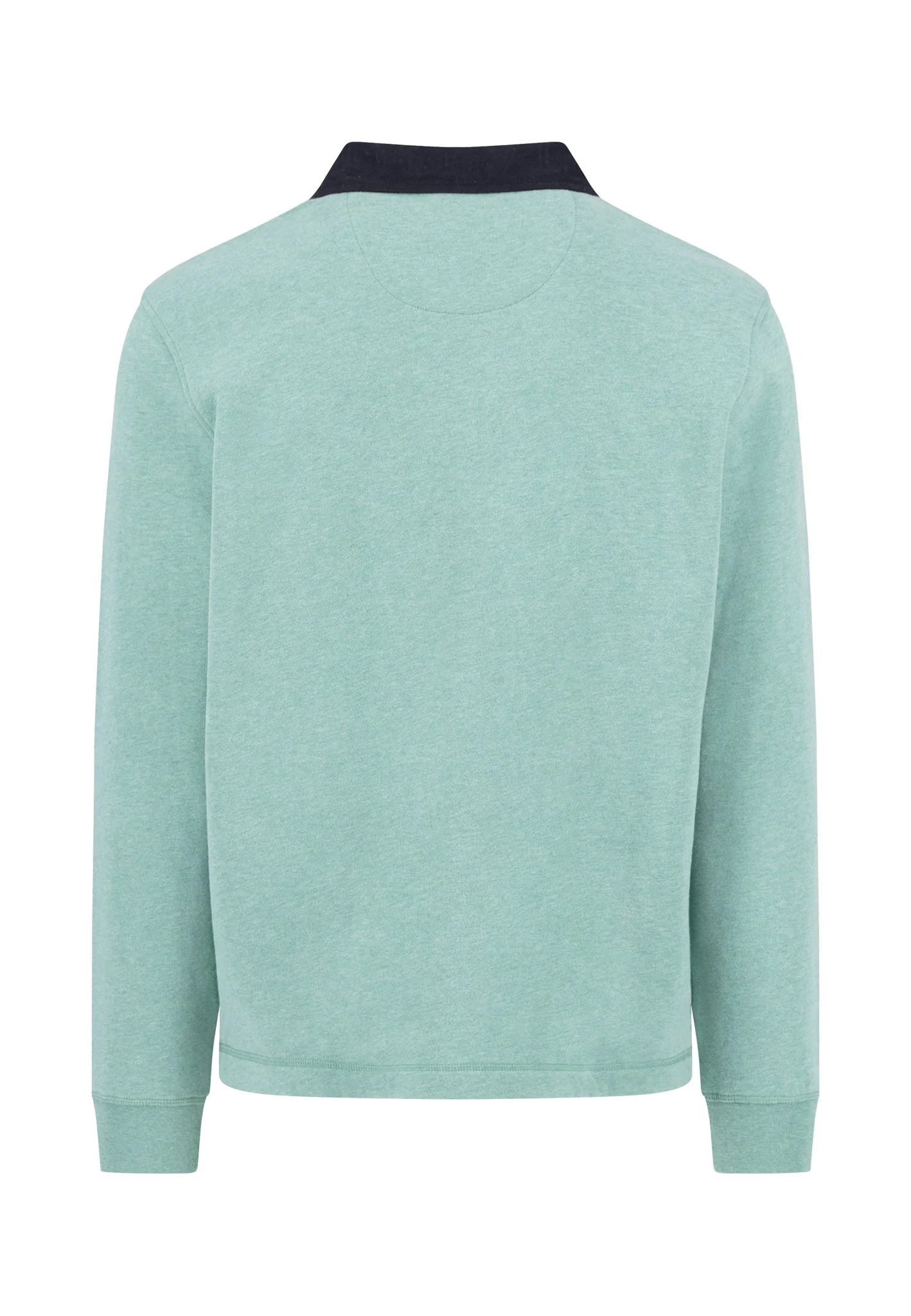 Langarm-Poloshirt aus Baumwolle mit Kontrastkragen - Image 12