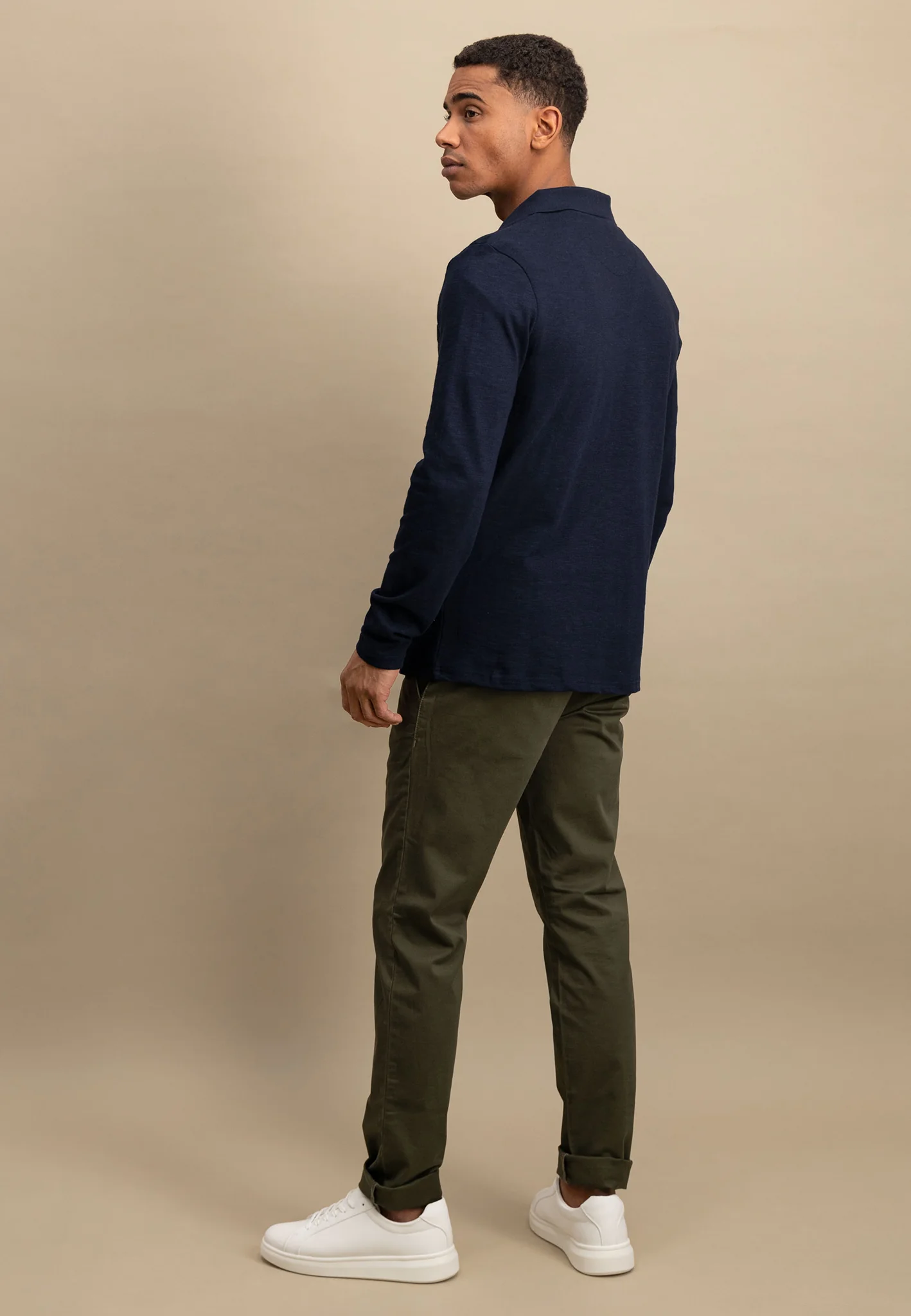Langarm Poloshirt aus 100% Baumwolle - Image 12