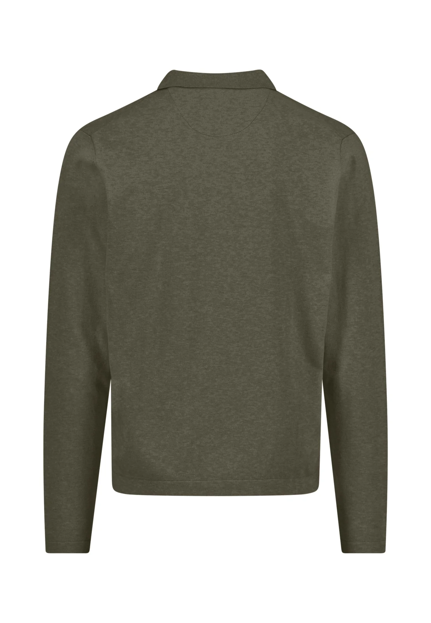 Langarm-Poloshirt aus Baumwollmix mit Reißverschluss - Image 20