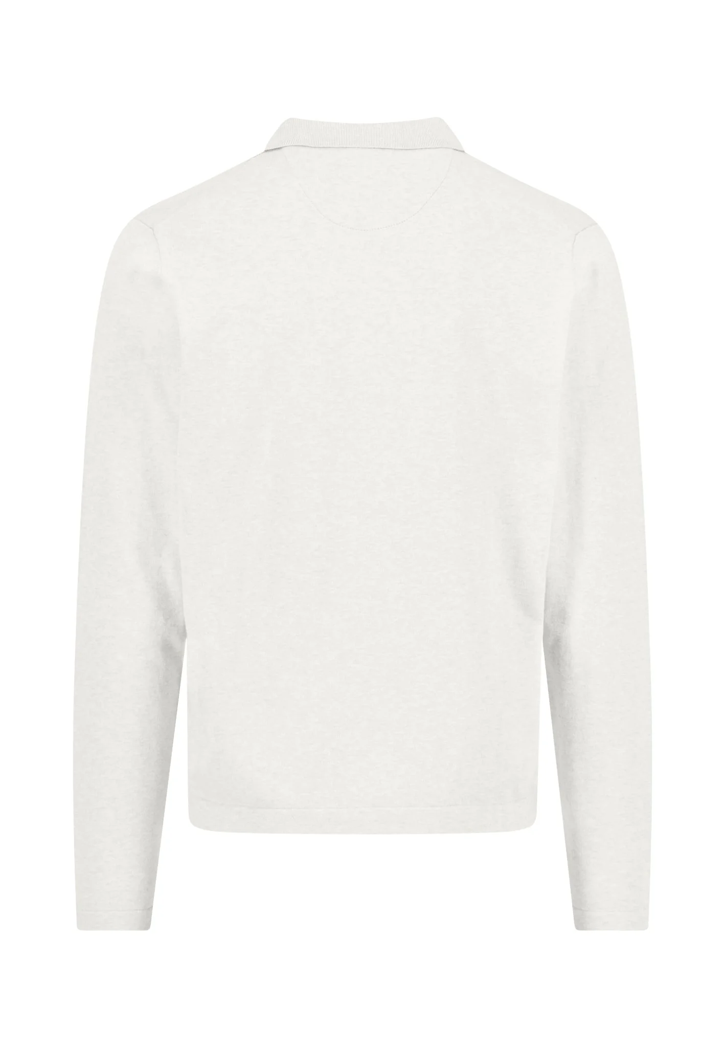 Langarm-Poloshirt aus Baumwollmix mit Reißverschluss - Image 25