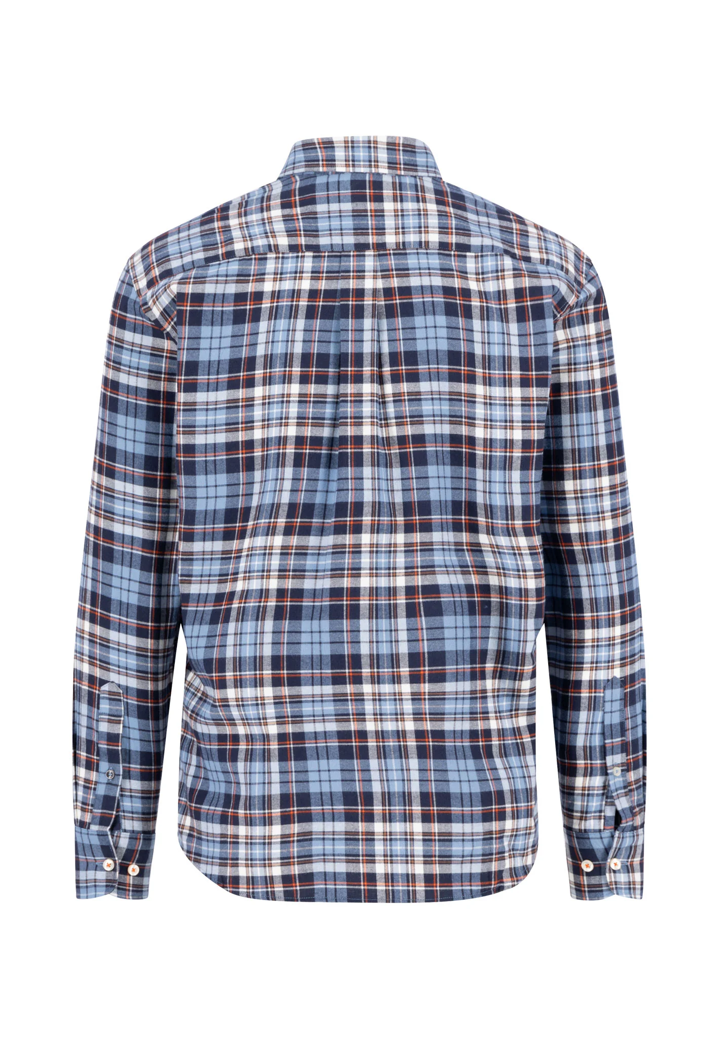 Langarmhemd aus Baumwolle mit Karomuster und Button-Down-Kragen - Image 6
