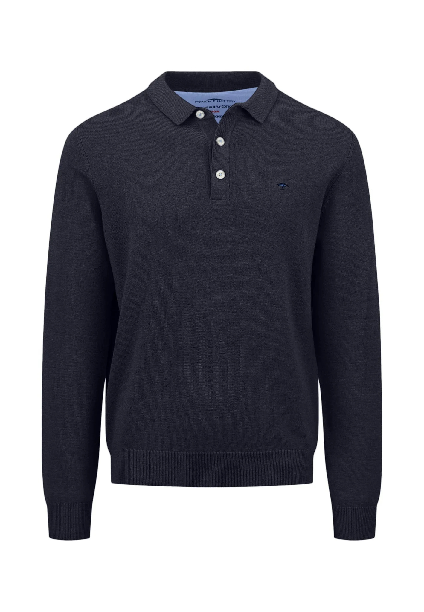 Langarmshirt aus Baumwolle mit Polokragen - Image 3