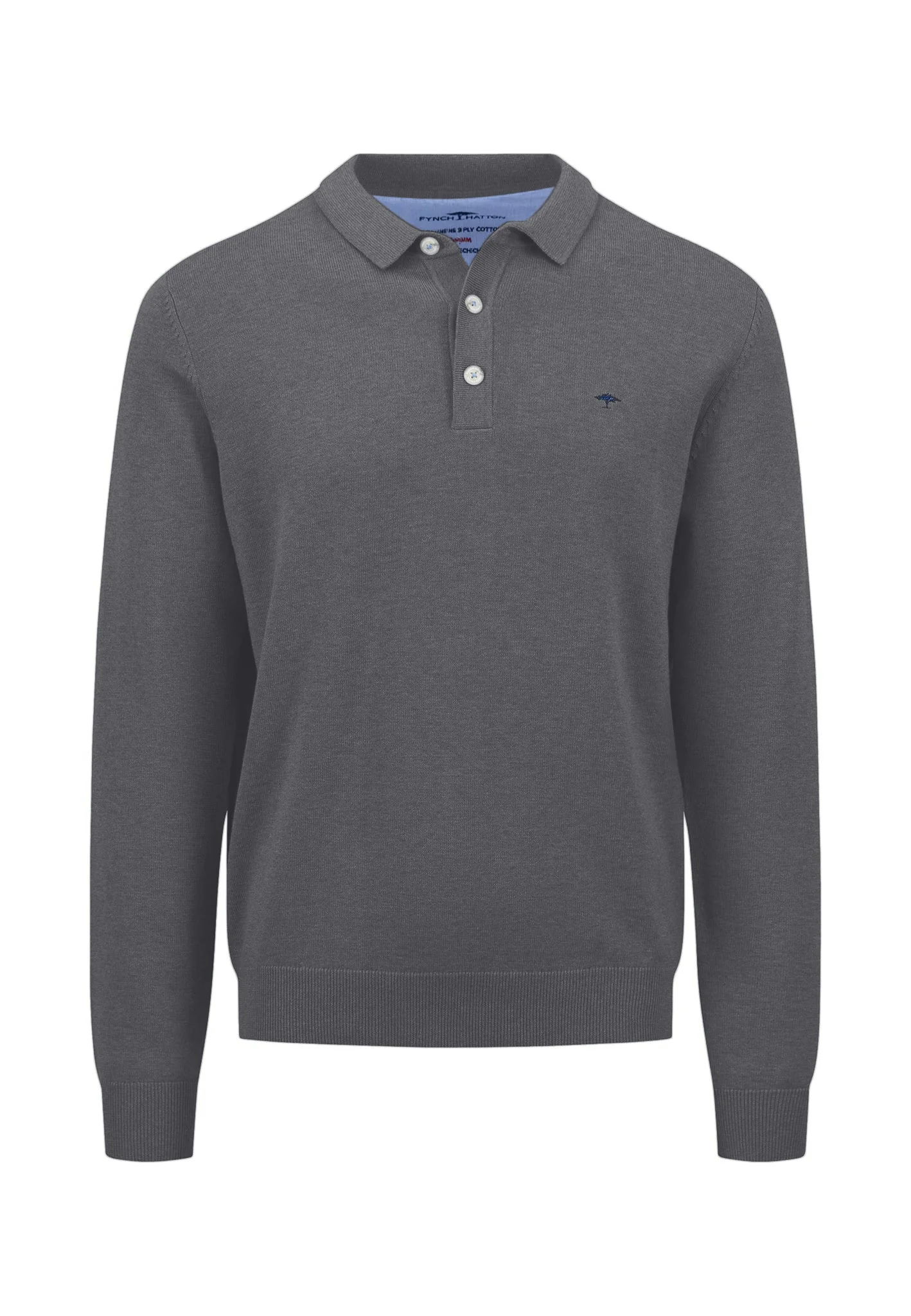 Langarmshirt aus Baumwolle mit Polokragen - Image 7