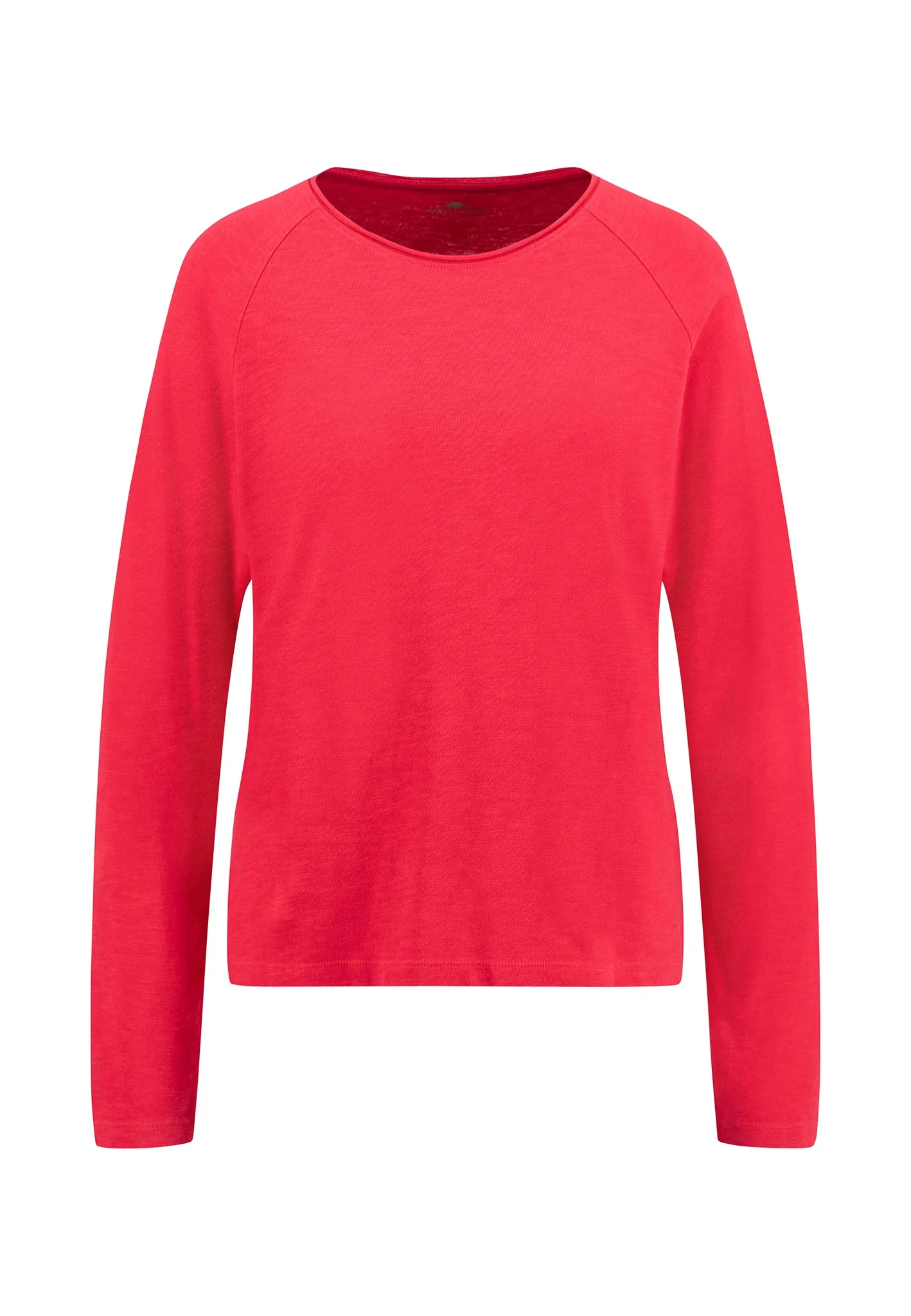 Langarmshirt aus Baumwolle mit Rundhalsausschnitt
