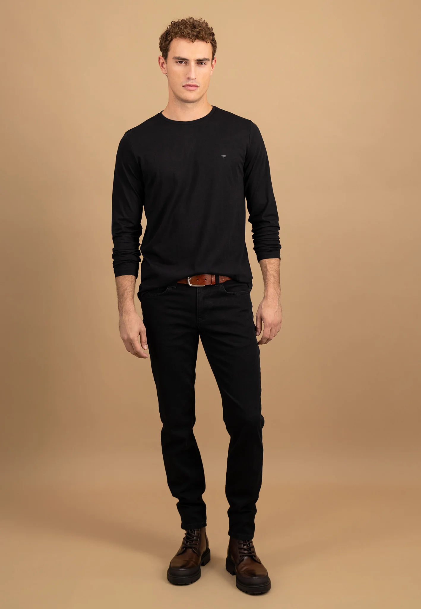 Langarmshirt aus Baumwolle mit Rundhalsausschnitt - Image 14
