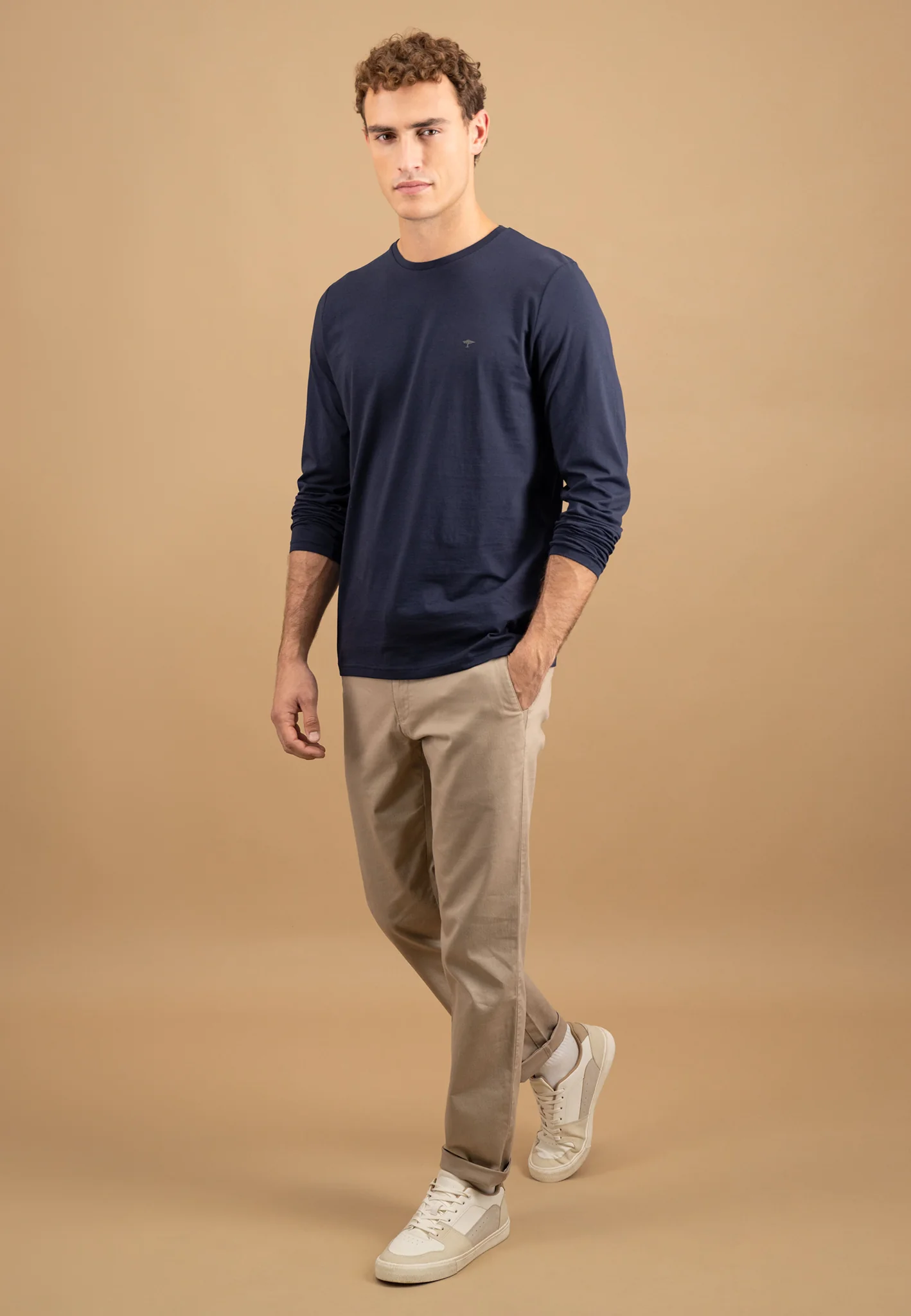 Langarmshirt aus Baumwolle mit Rundhalsausschnitt - Image 4