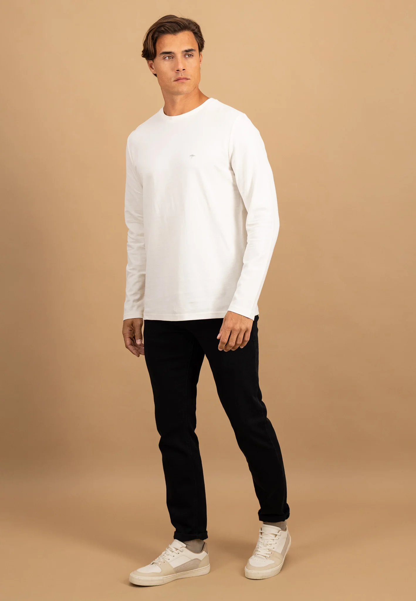 Langarmshirt aus Baumwolle mit Rundhalsausschnitt - Image 4