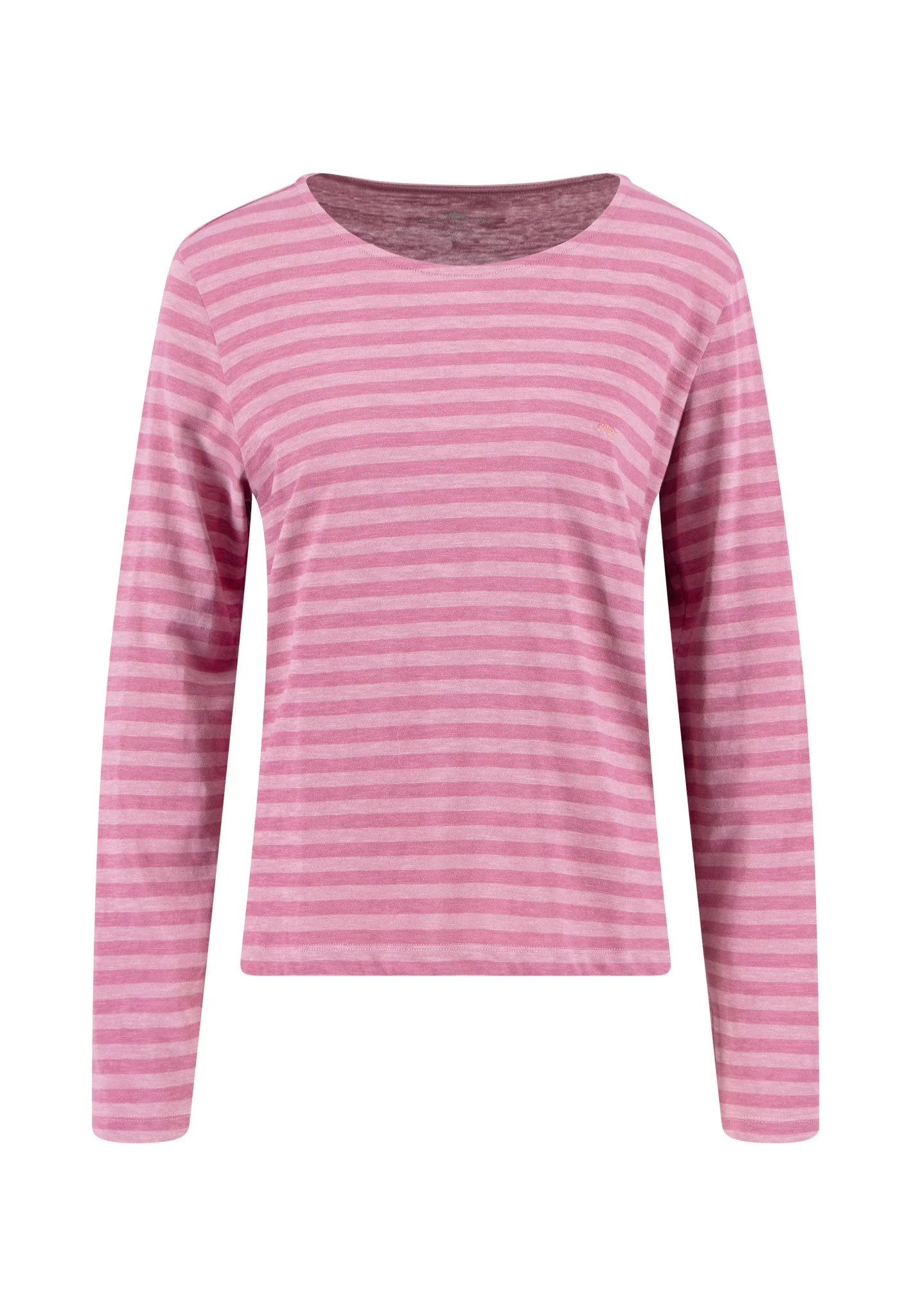 Langarmshirt aus Baumwolle mit Streifenmuster und Rundhalsausschnitt - Image 19