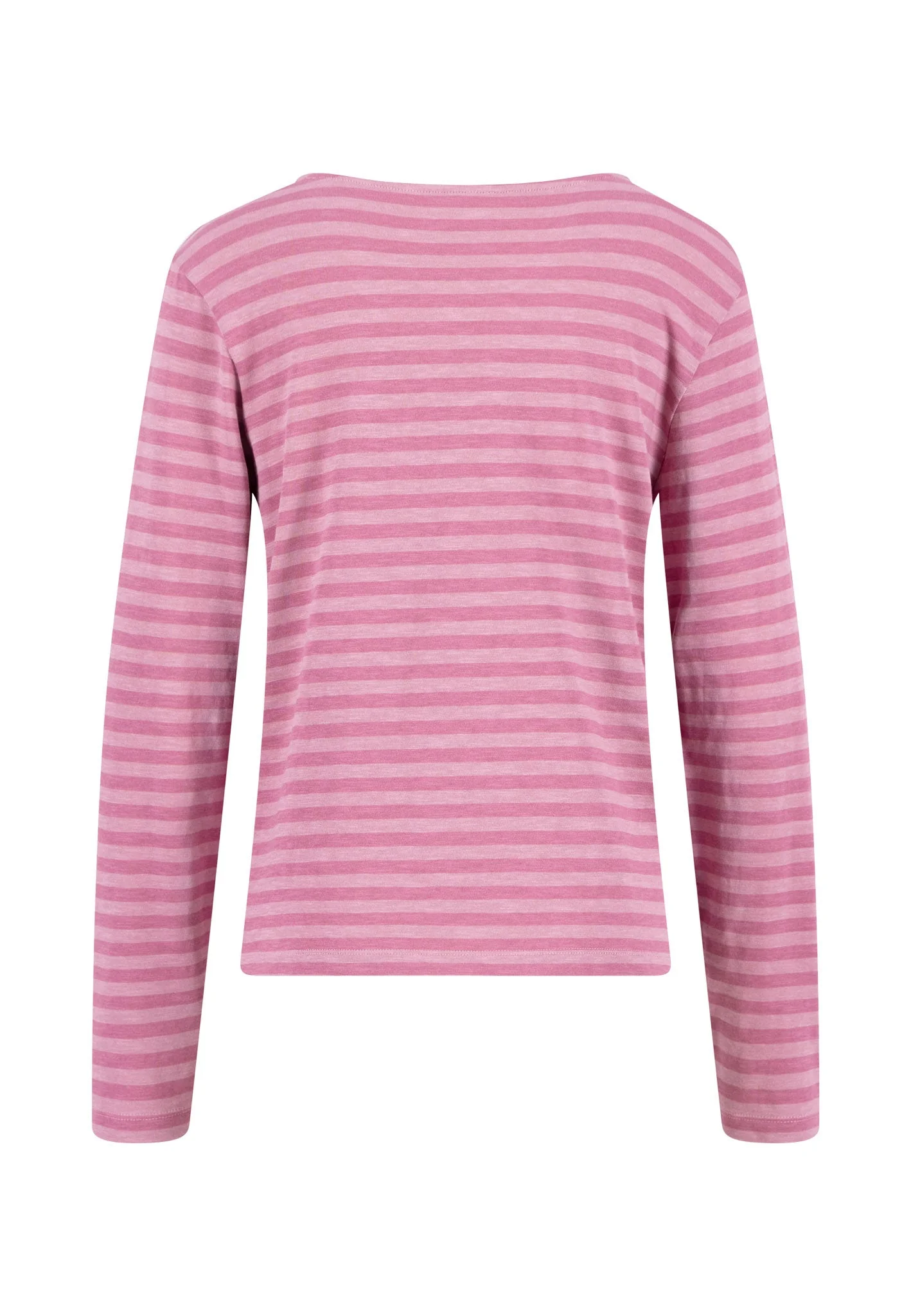 Langarmshirt aus Baumwolle mit Streifenmuster und Rundhalsausschnitt - Image 20