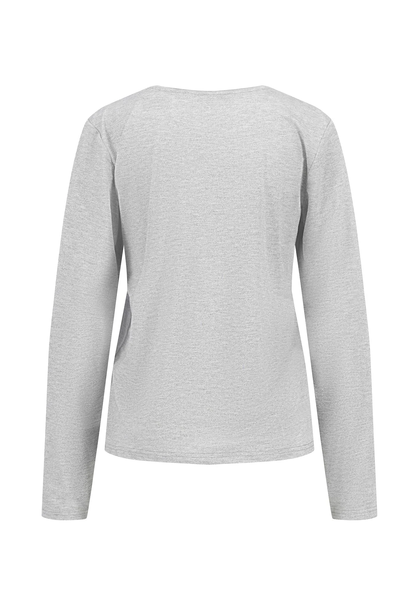 Langarmshirt aus Viskose-Mix mit Rundhalsausschnitt - Image 2