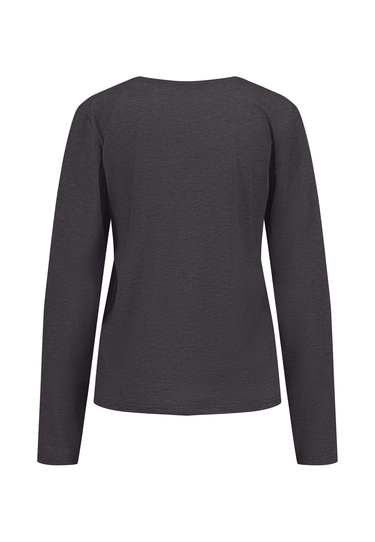 Langarmshirt aus Viskose-Mix mit Rundhalsausschnitt - Image 4
