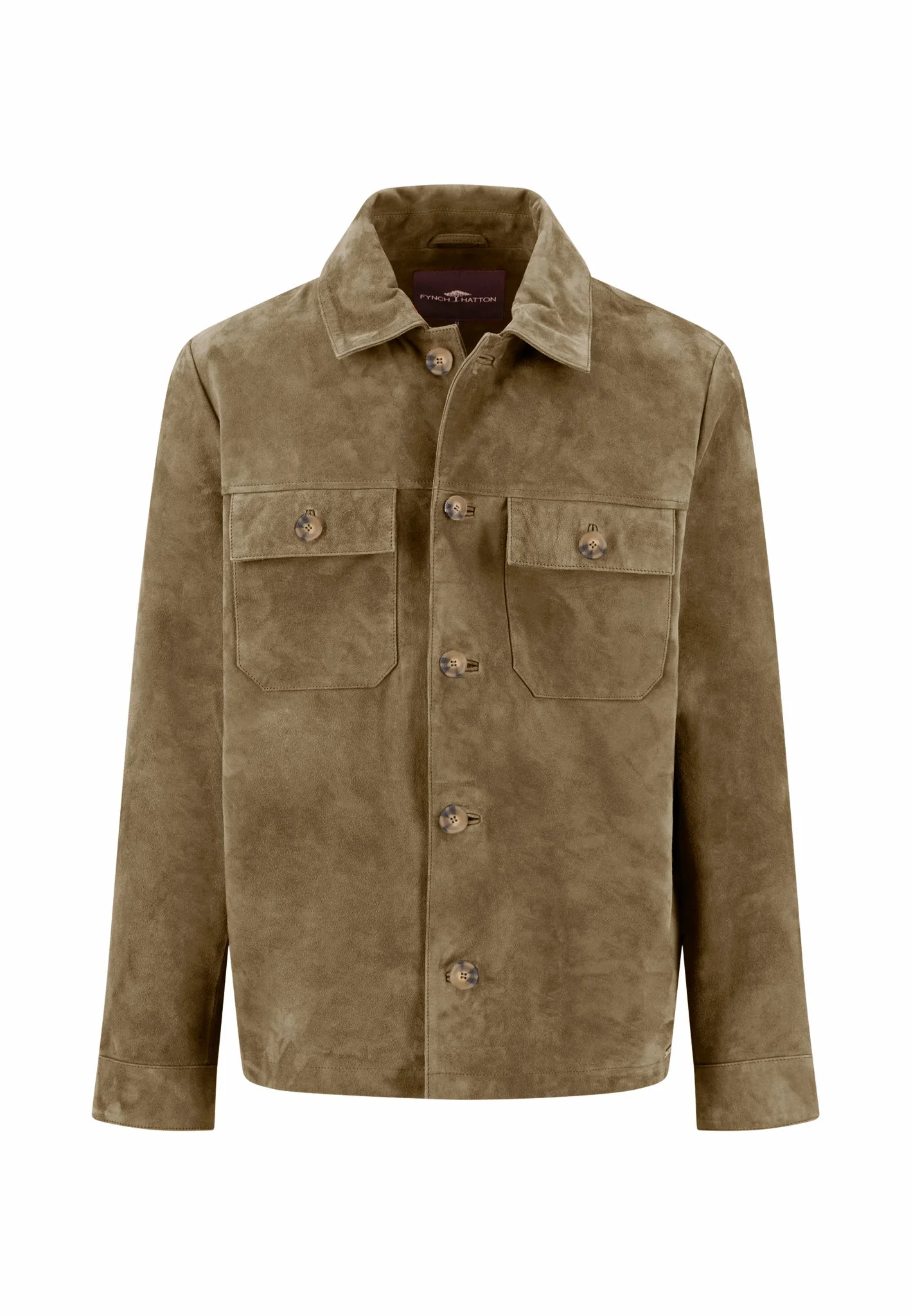 Lederjacke aus Veloursleder mit Brusttaschen - Image 3