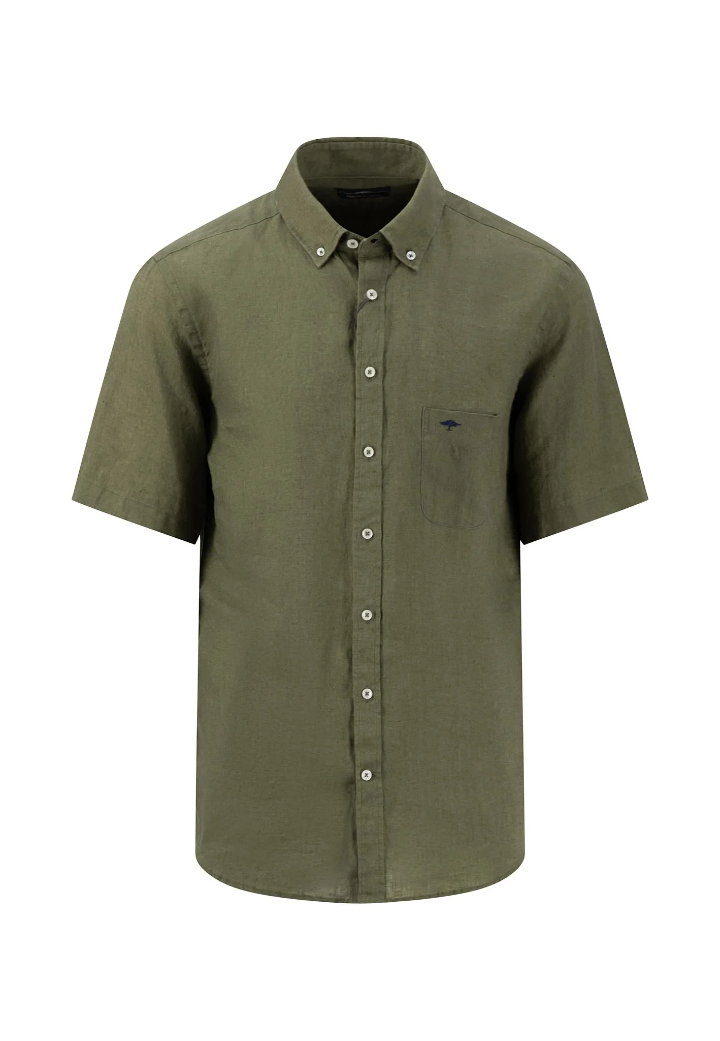 Leichtes Halbarm-Hemd mit Button-Down-Kragen - Image 9