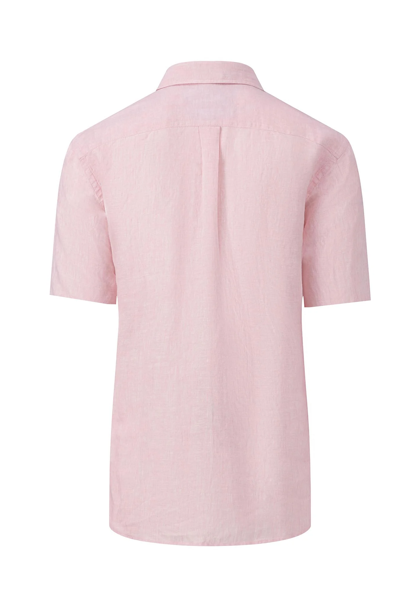 Leichtes Halbarm-Leinenhemd mit Button-Down-Kragen - Image 6