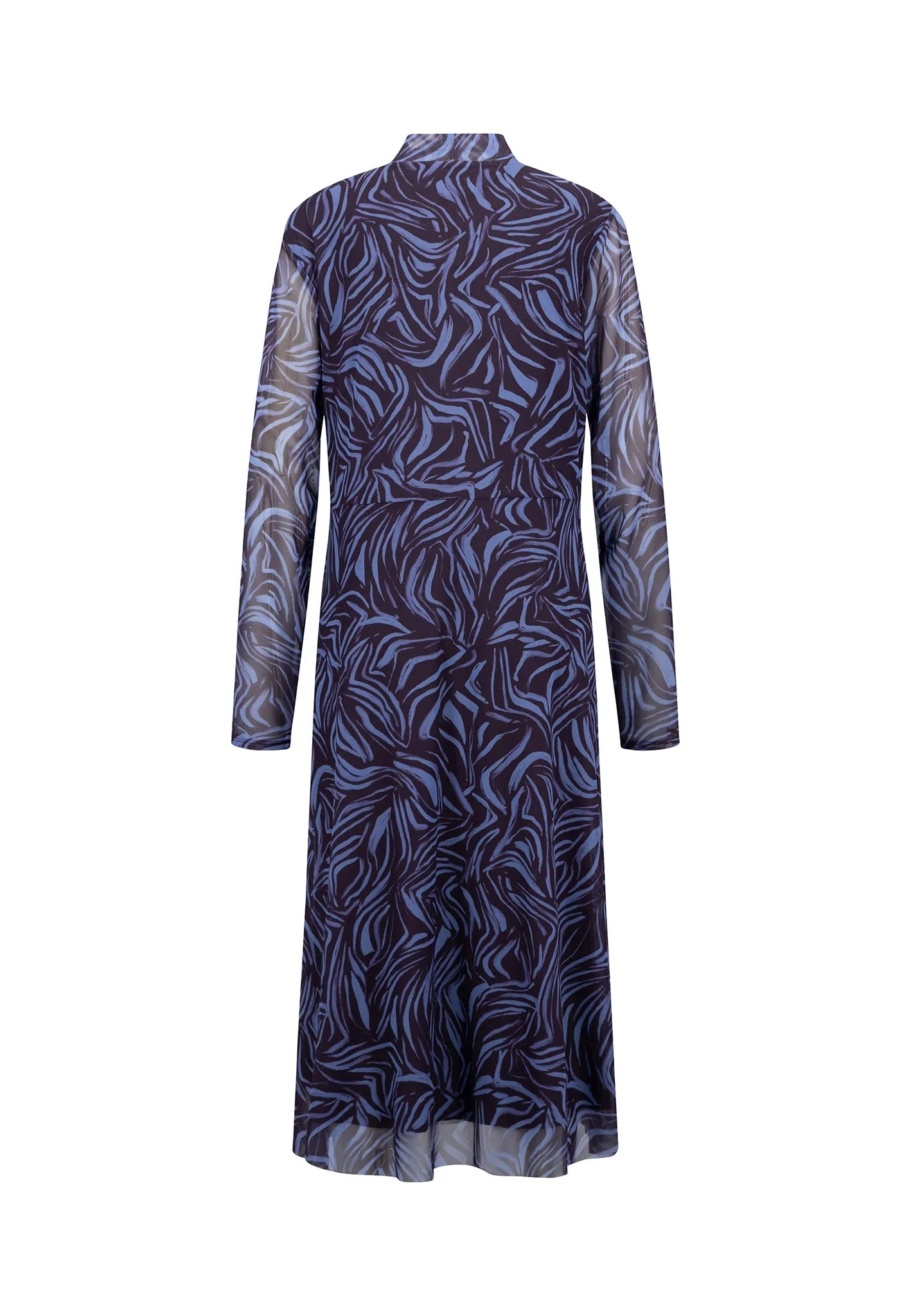 Mesh Kleid in Midi Länge und Print - Image 6