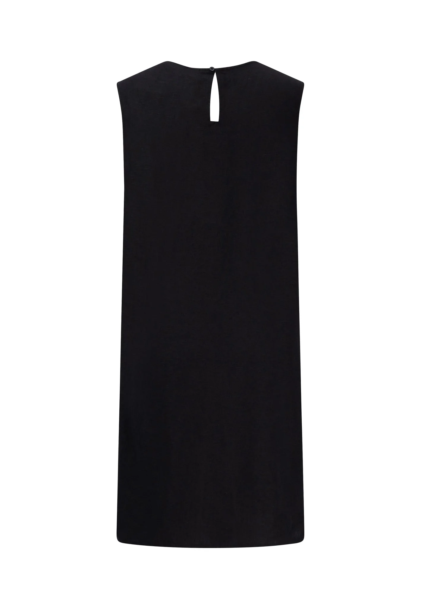 Midikleid aus Leinen-Viskose-Mix ärmellos - Image 8