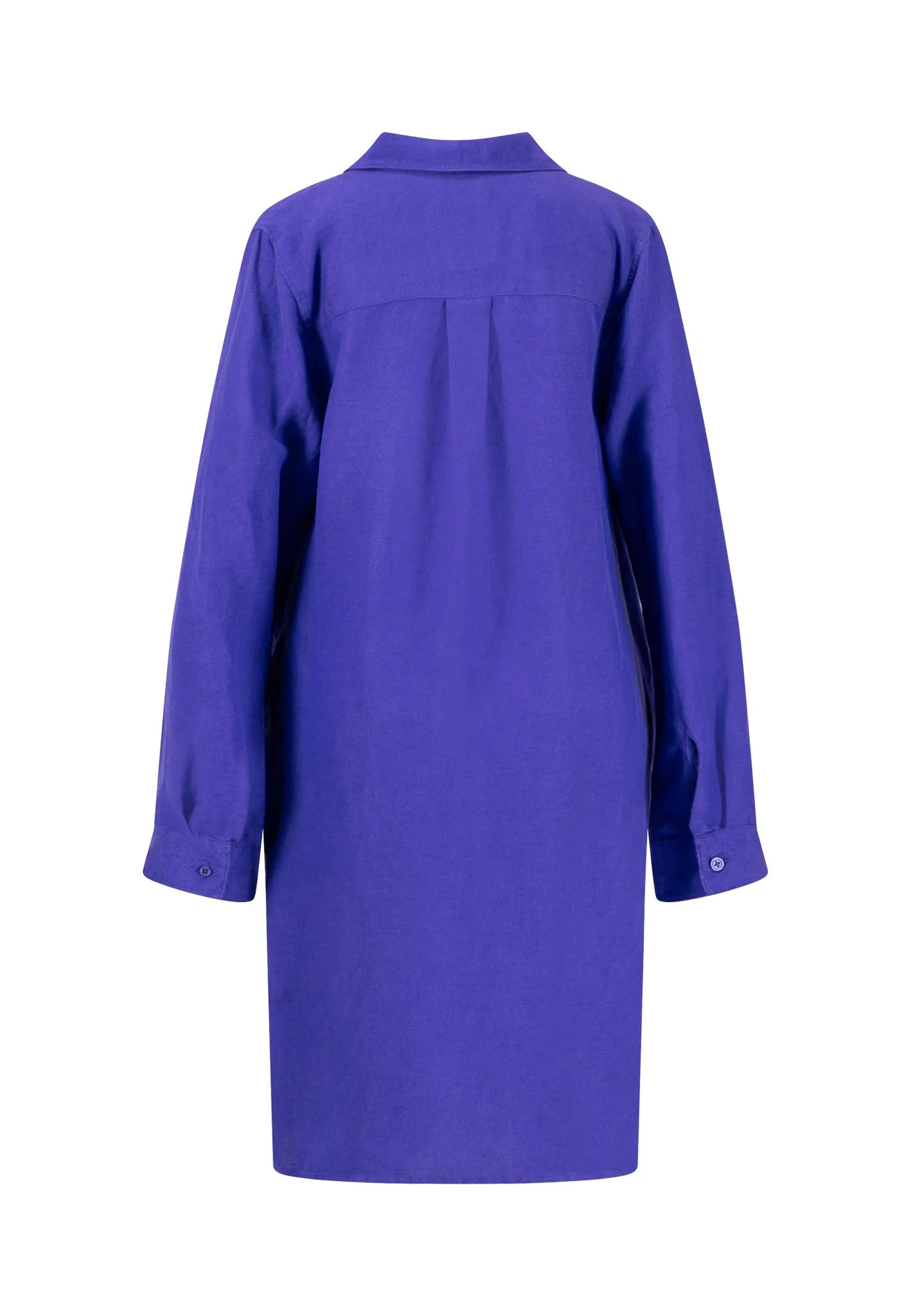 Midikleid aus Leinen-Viskose-Mix mit V-Ausschnitt - Image 18