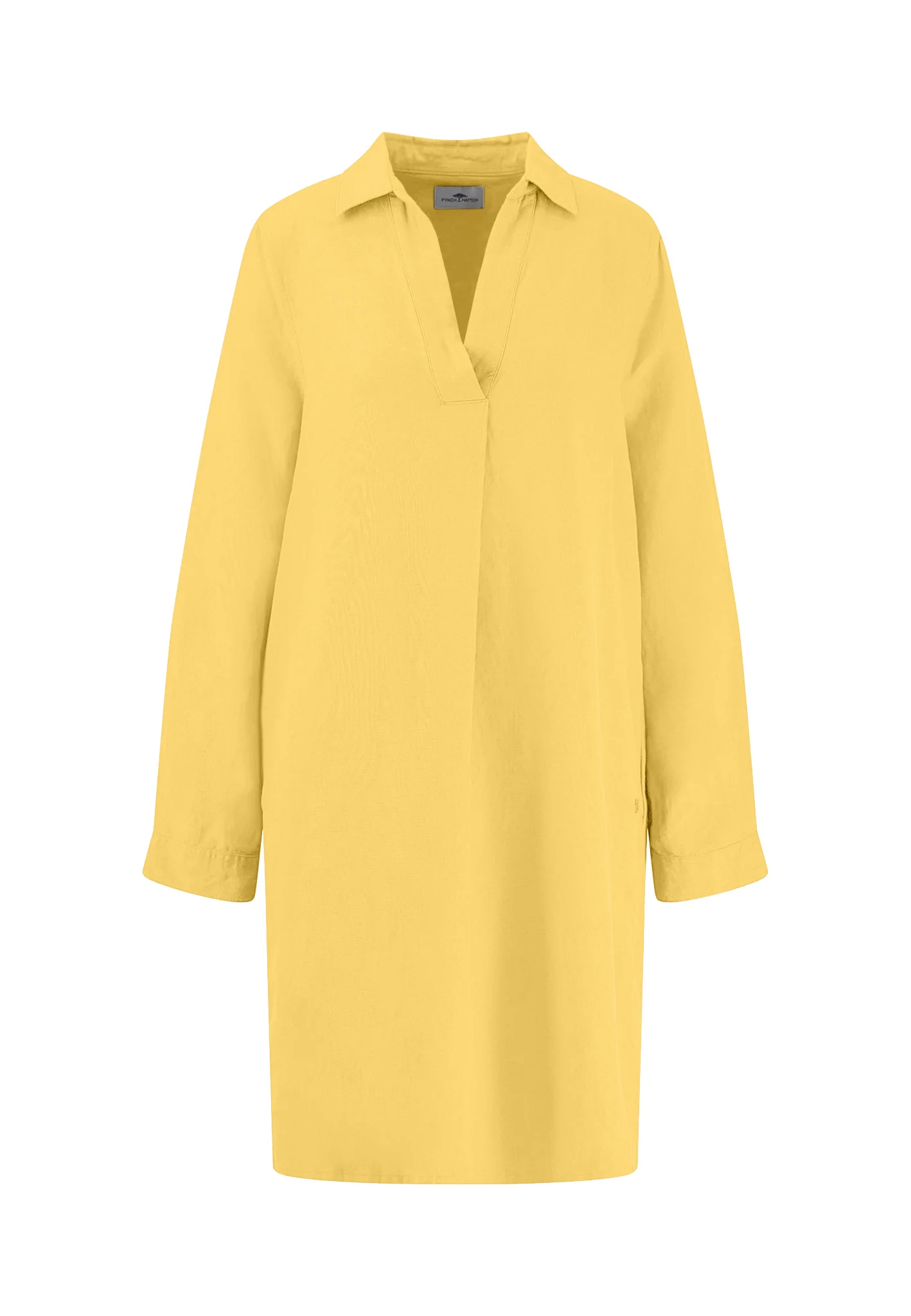 Midikleid aus Leinen-Viskose-Mix mit V-Ausschnitt - Image 19