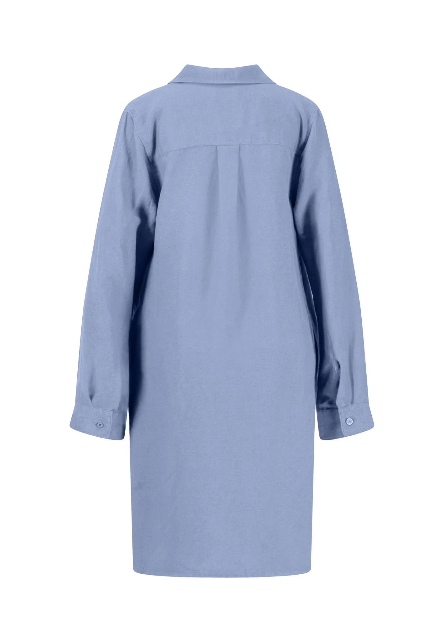Midikleid aus Leinen-Viskose-Mix mit V-Ausschnitt - Image 25
