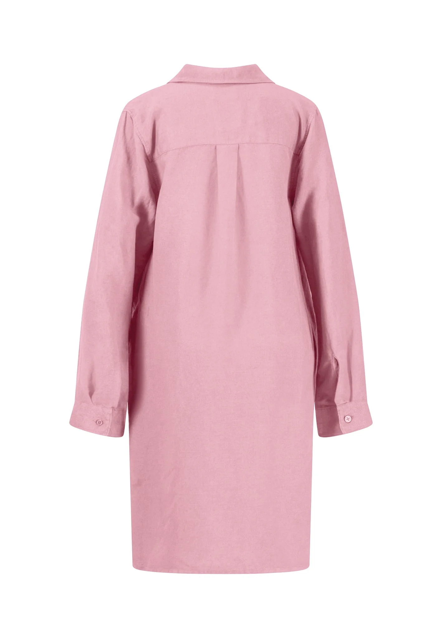 Midikleid aus Leinen-Viskose-Mix mit V-Ausschnitt - Image 27