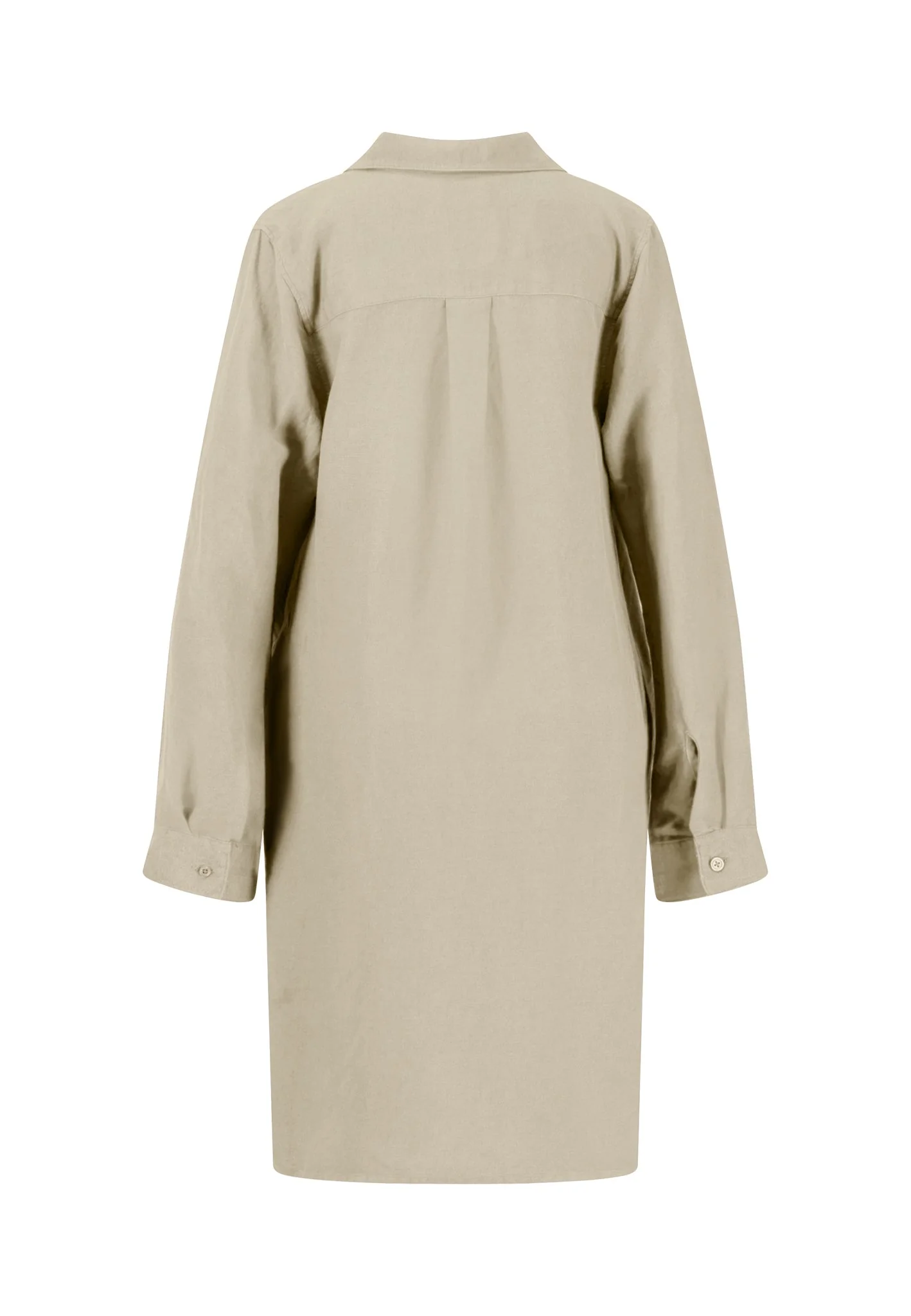 Midikleid aus Leinen-Viskose-Mix mit V-Ausschnitt - Image 33