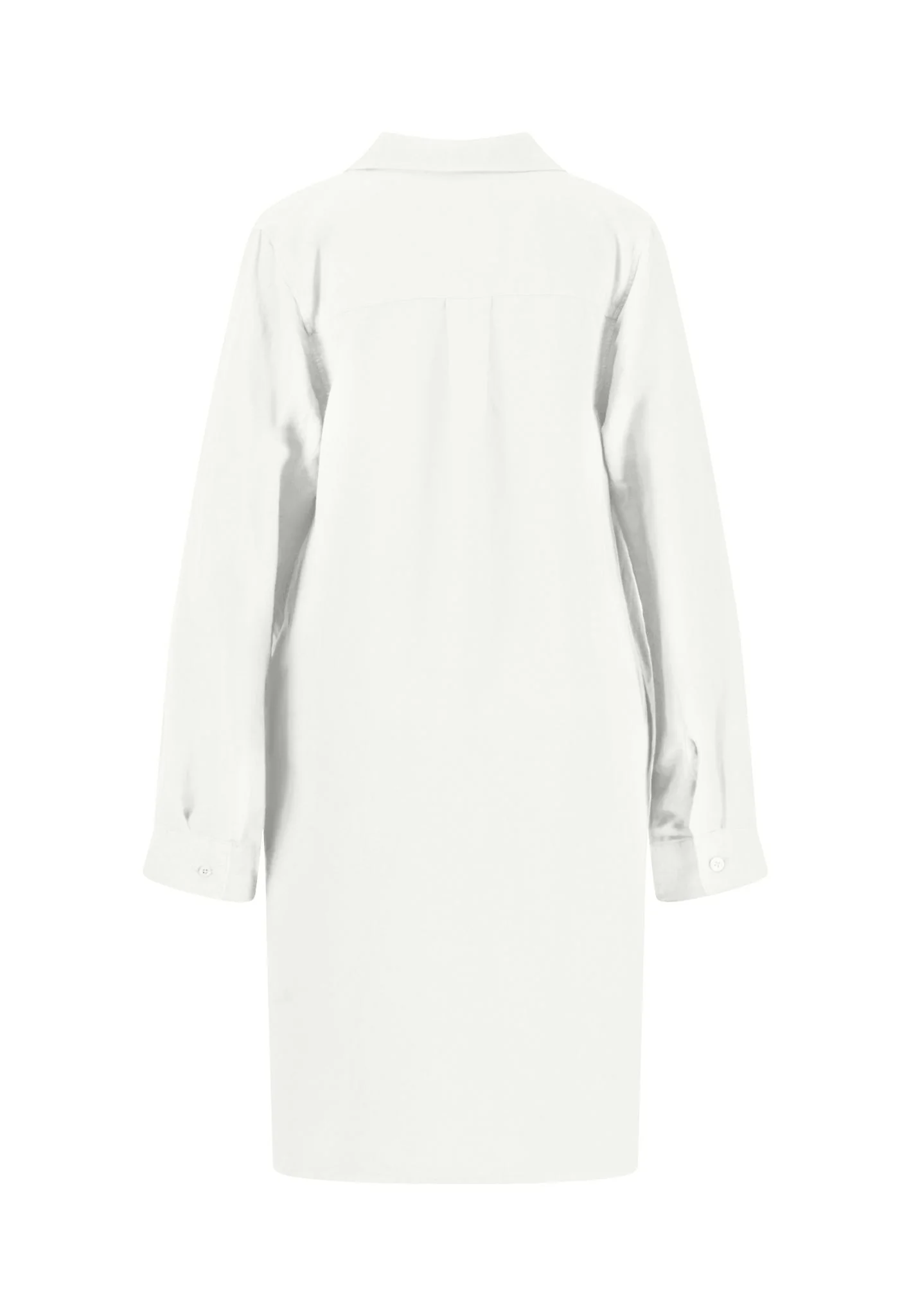 Midikleid aus Leinen-Viskose-Mix mit V-Ausschnitt - Image 6