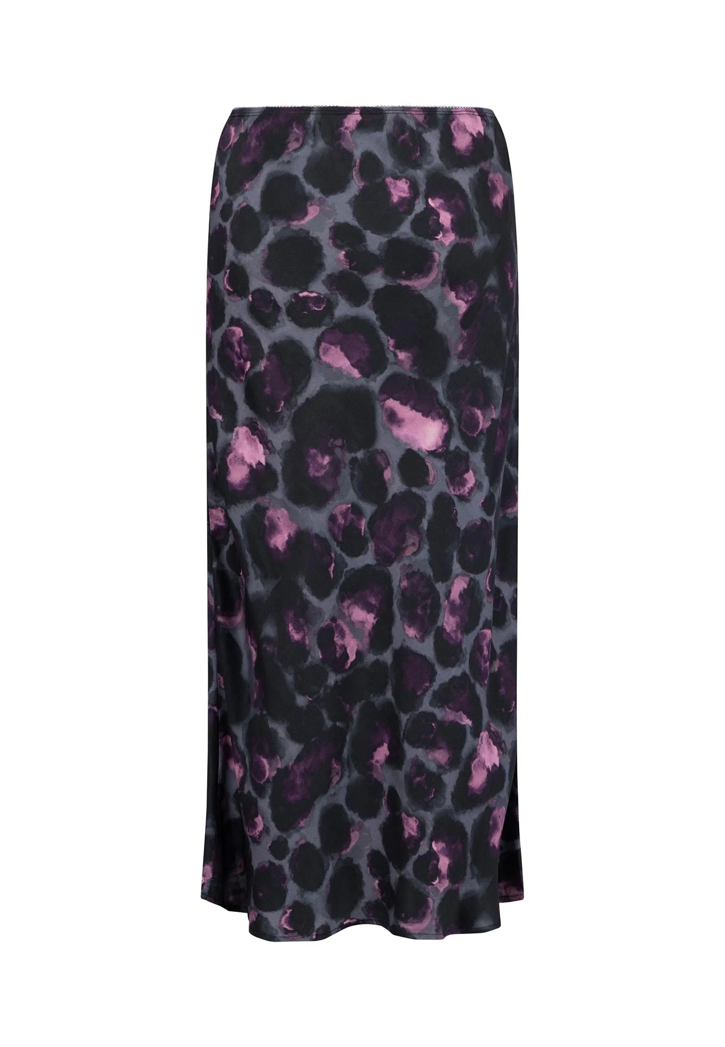 Midirock in Satin-Optik aus Viskose mit Leoparden-Print - Image 6