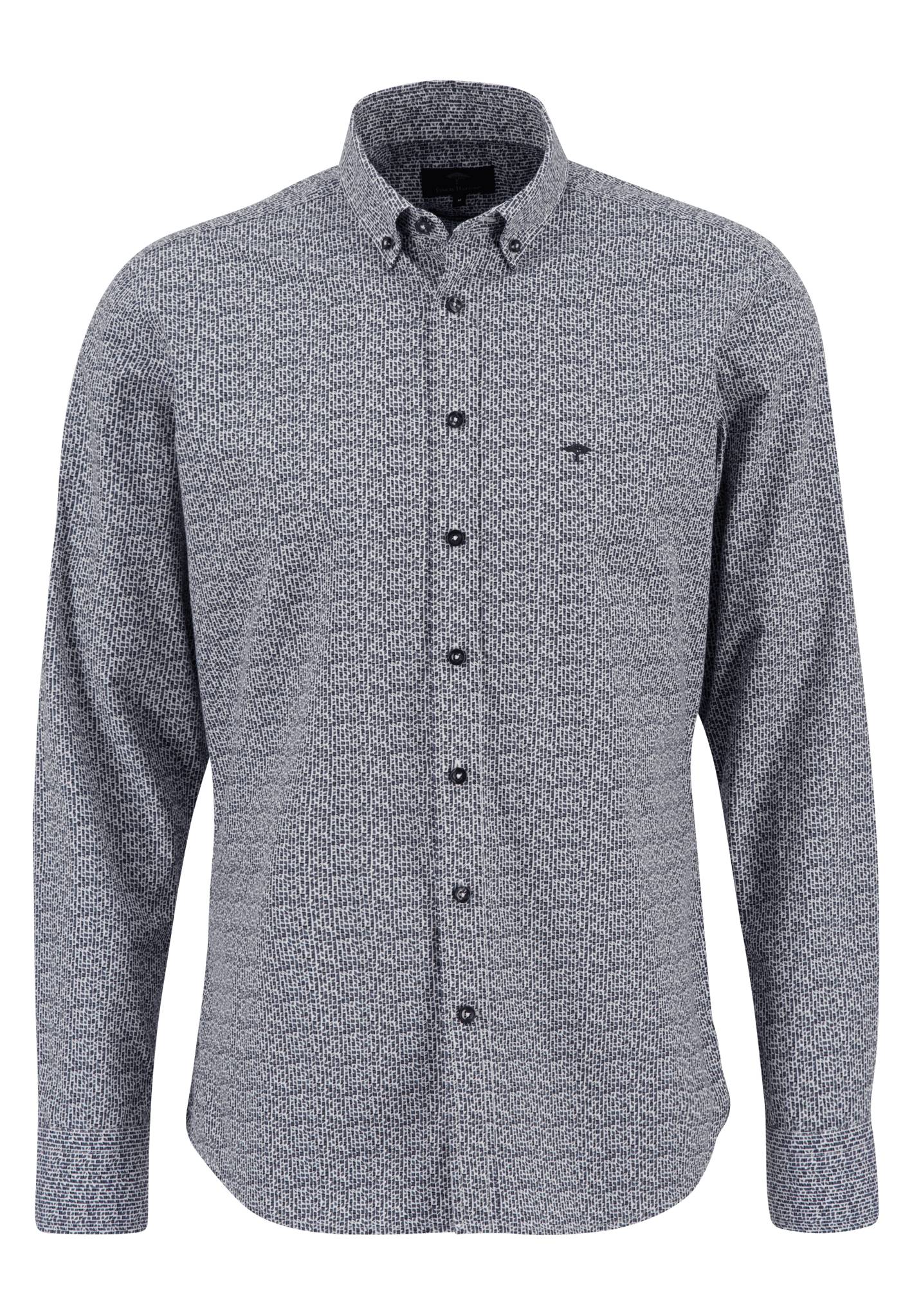 Modern-Fit Hemd mit Allover-Print