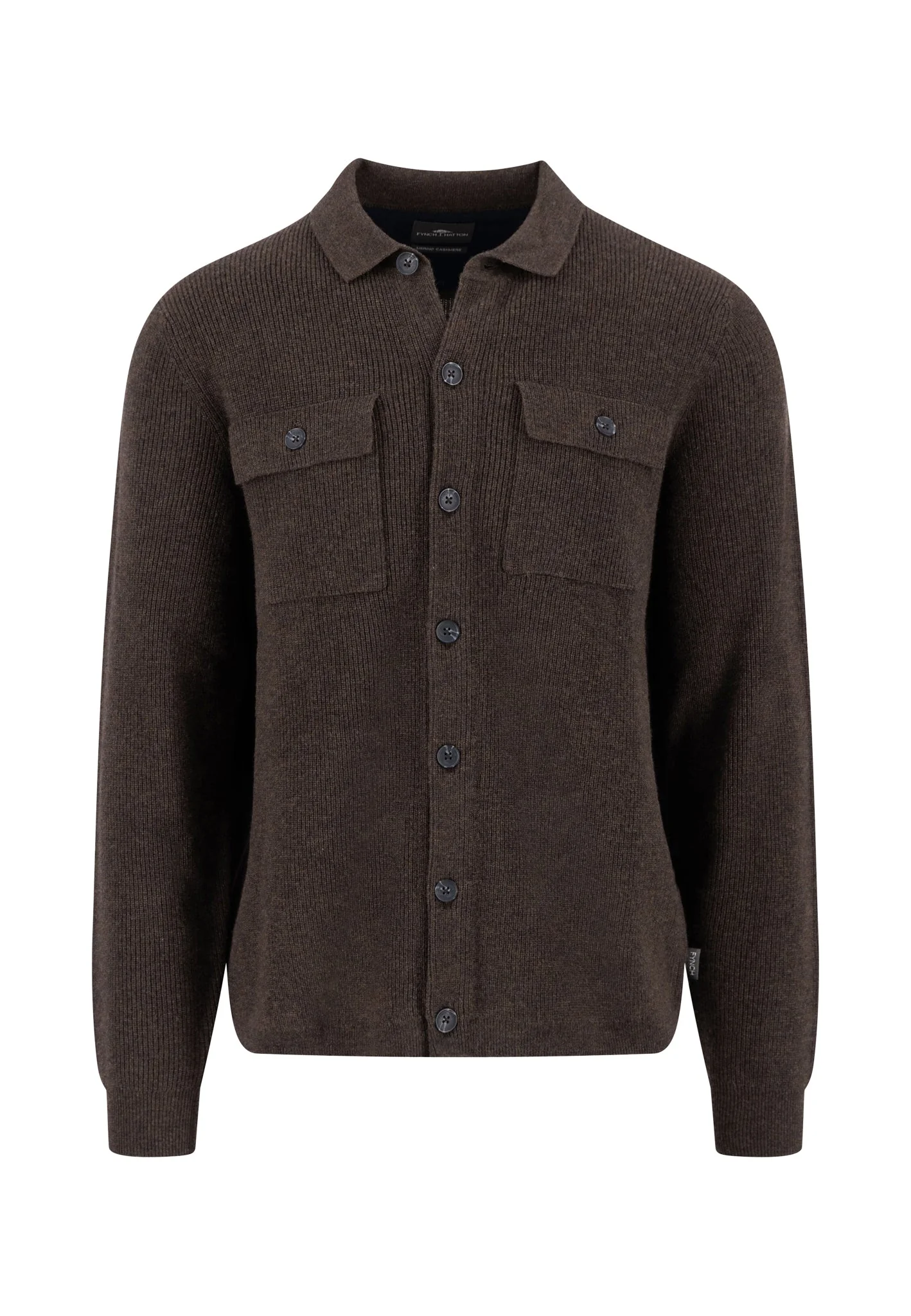 Overshirt aus Merino-Kaschmir mit Brusttaschen