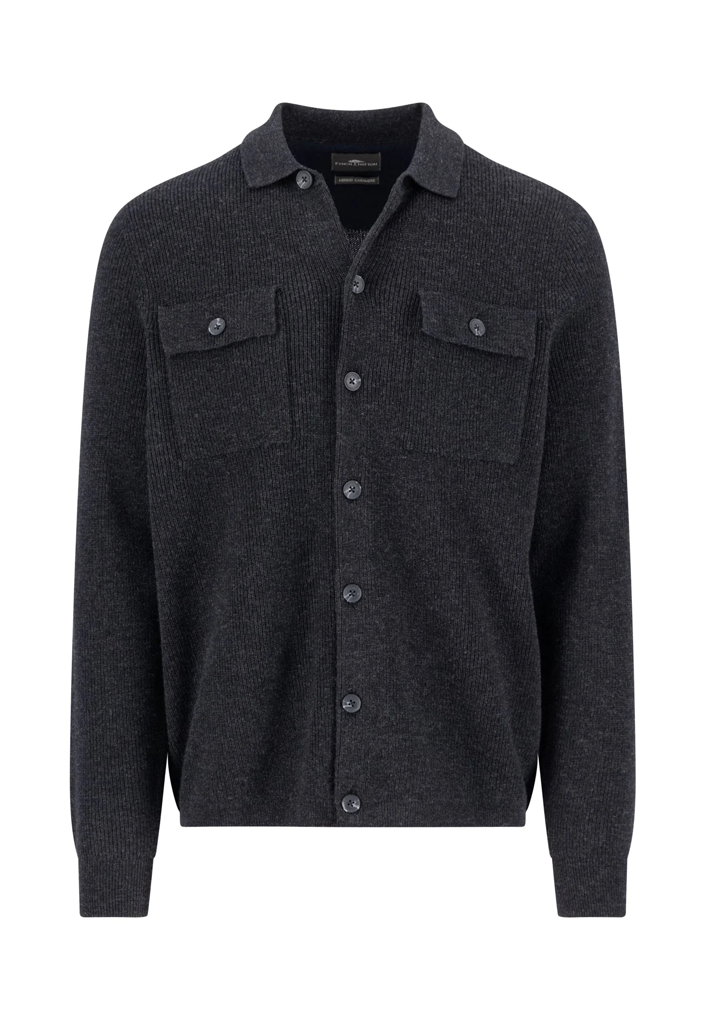 Overshirt aus Merino-Kaschmir mit Brusttaschen - Image 10