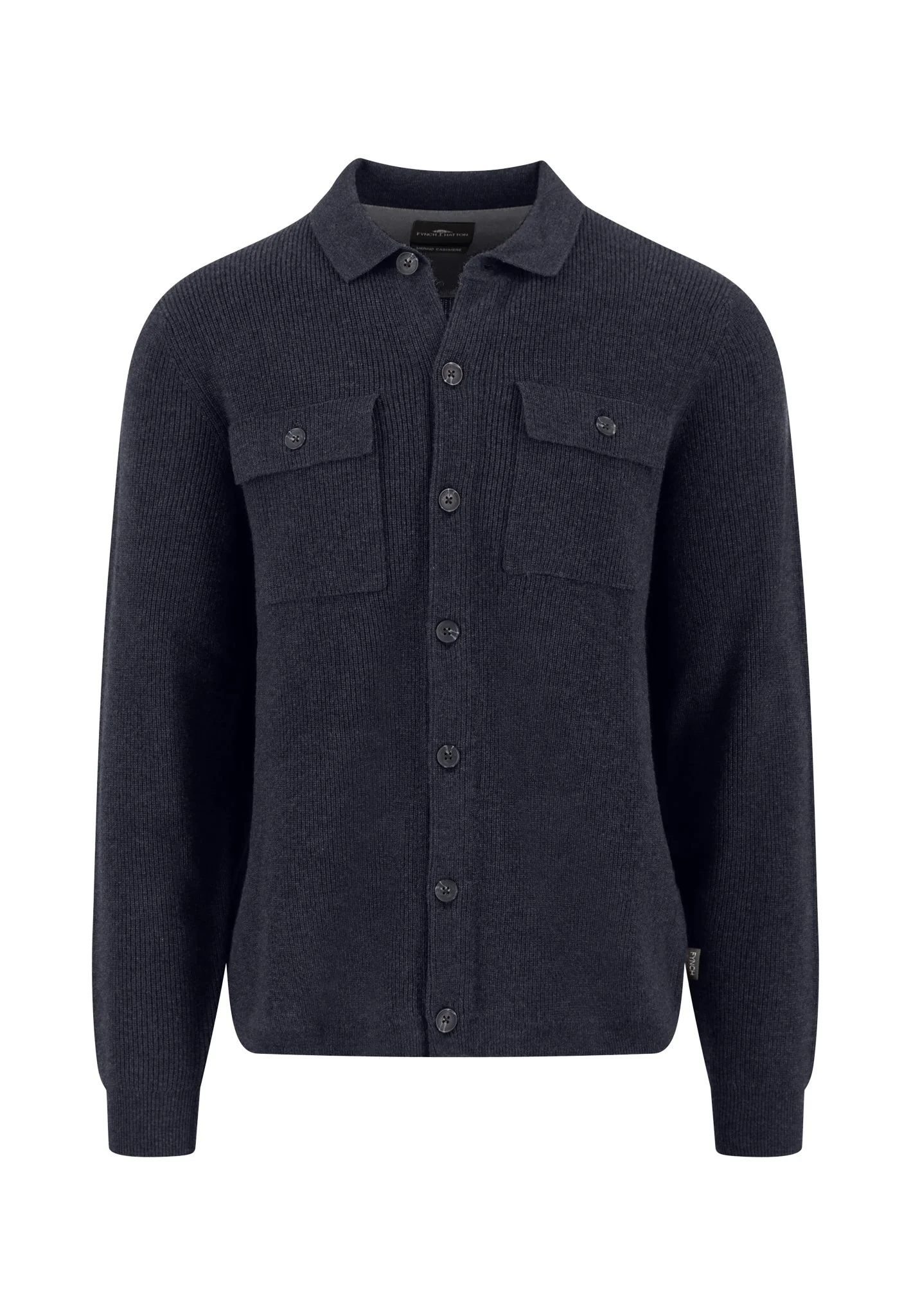 Overshirt aus Merino-Kaschmir mit Brusttaschen - Image 3