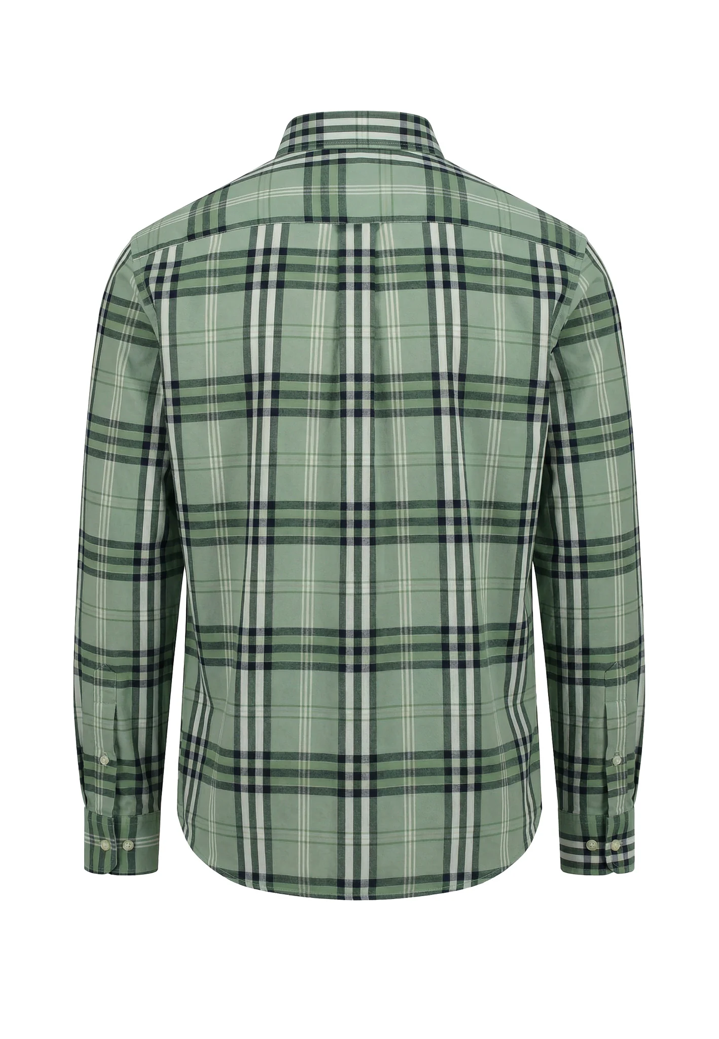 Oxfordhemd aus Baumwolle mit Karomuster und Button-Down-Kragen - Image 2